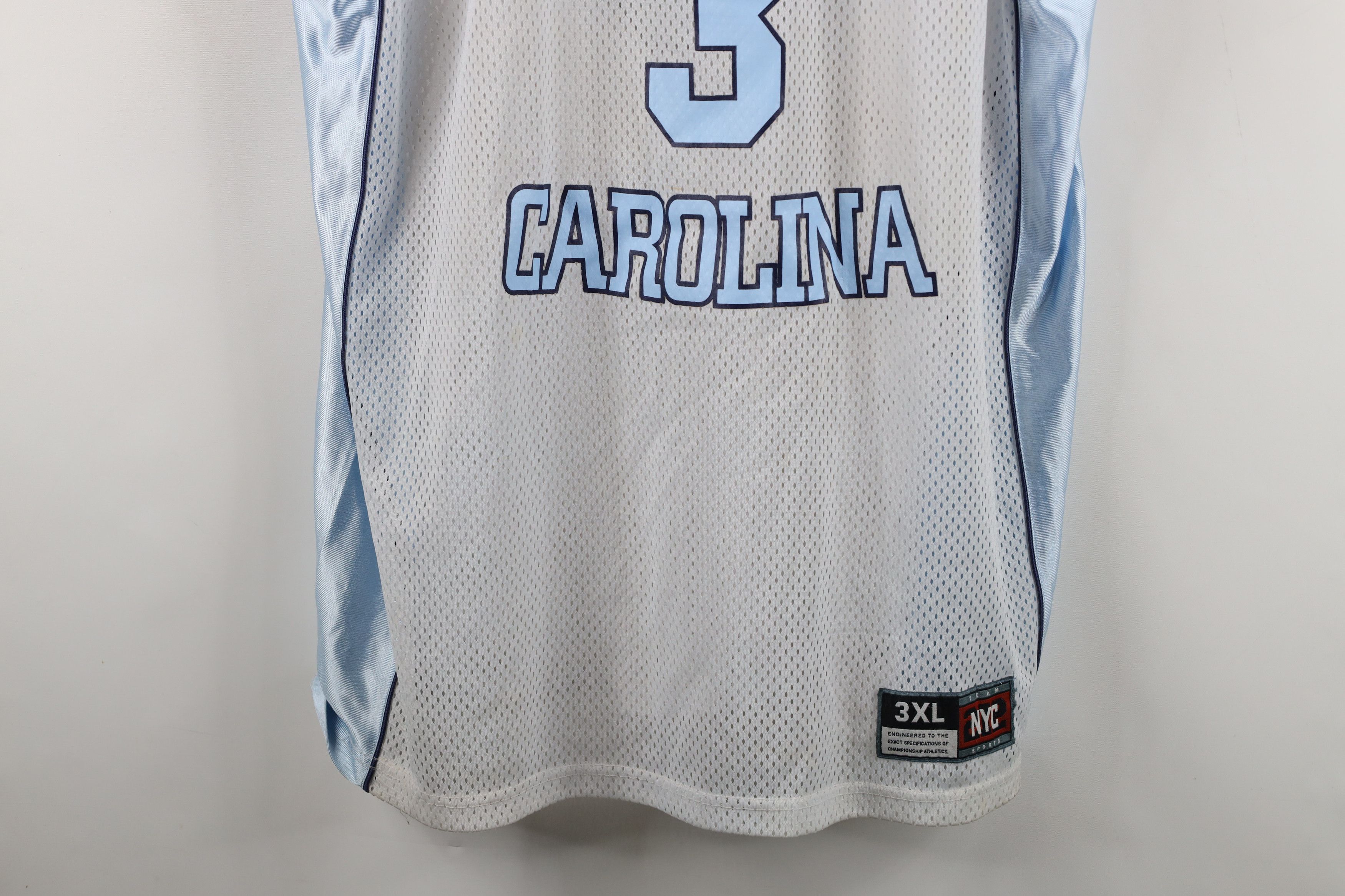 Vintage Vintage 90s Y2K North Carolina Basketball Jersey White Size US XXL / EU 58 / 5 - 3 Thumbnail