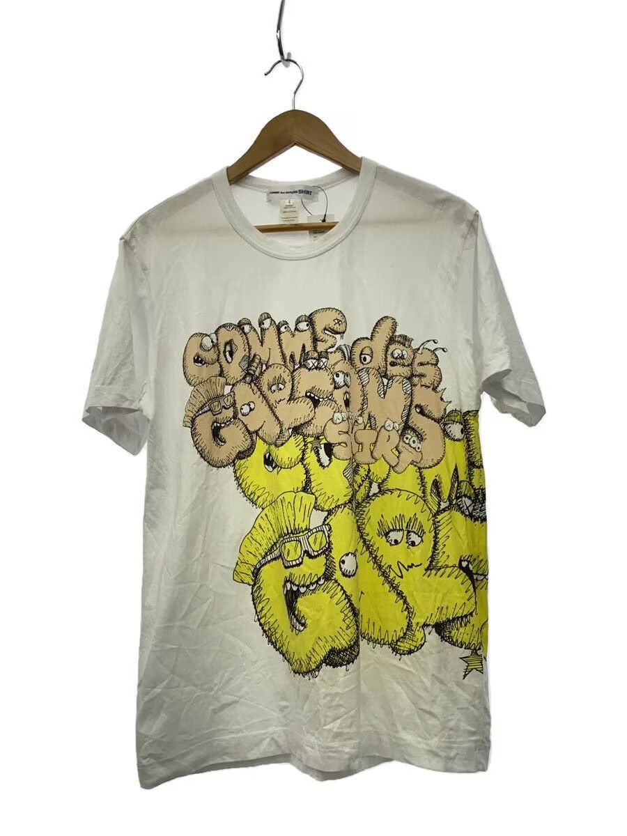 Comme des Garcons × Comme des Garcons SHIRT Graffiti Logo Tee Size US L / EU 52-54 / 3 - 1 Thumbnail