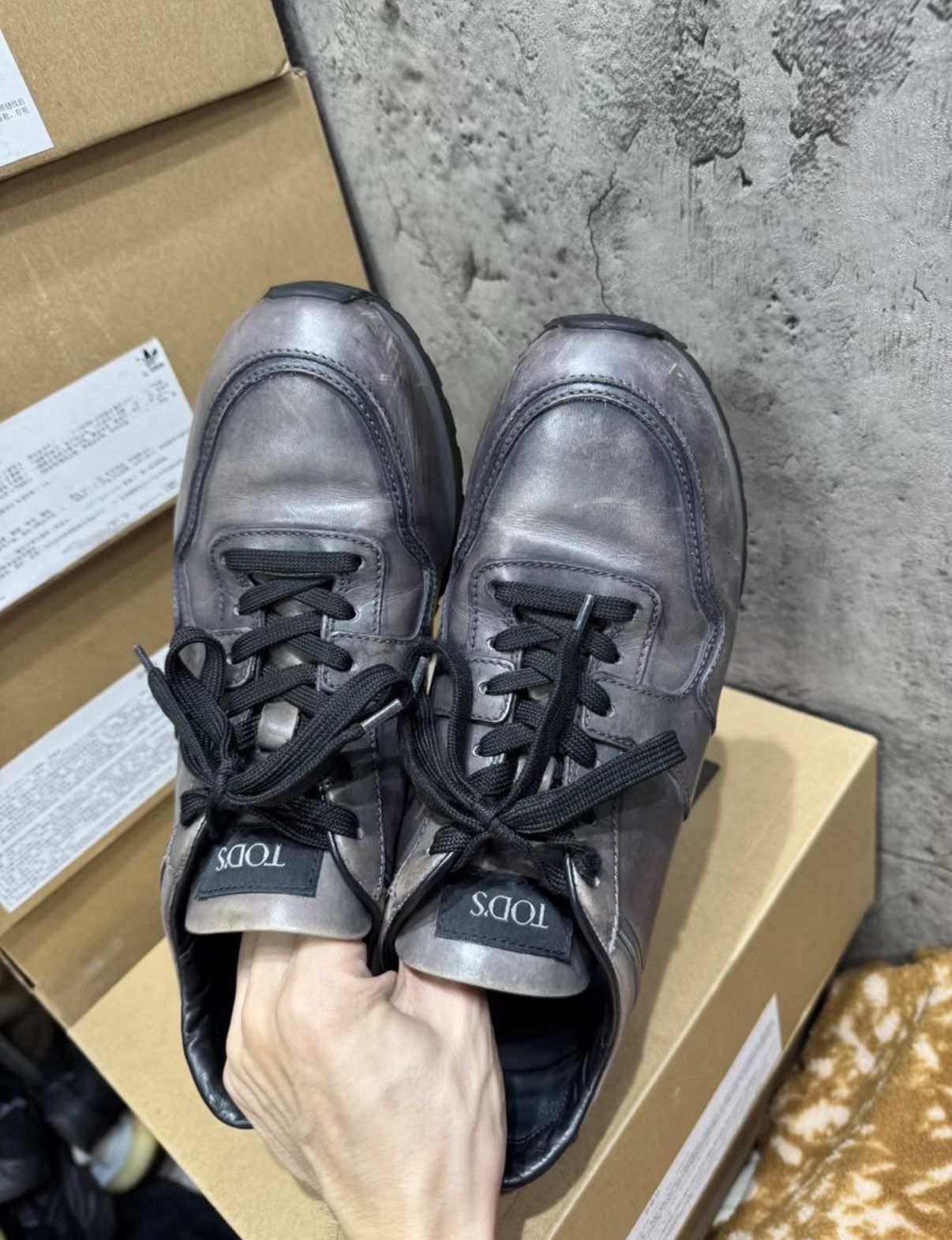Tod's Authentic TOD'S Men's Studded Casual Shoes K37 Size US 8 / EU 41 - 3 Thumbnail