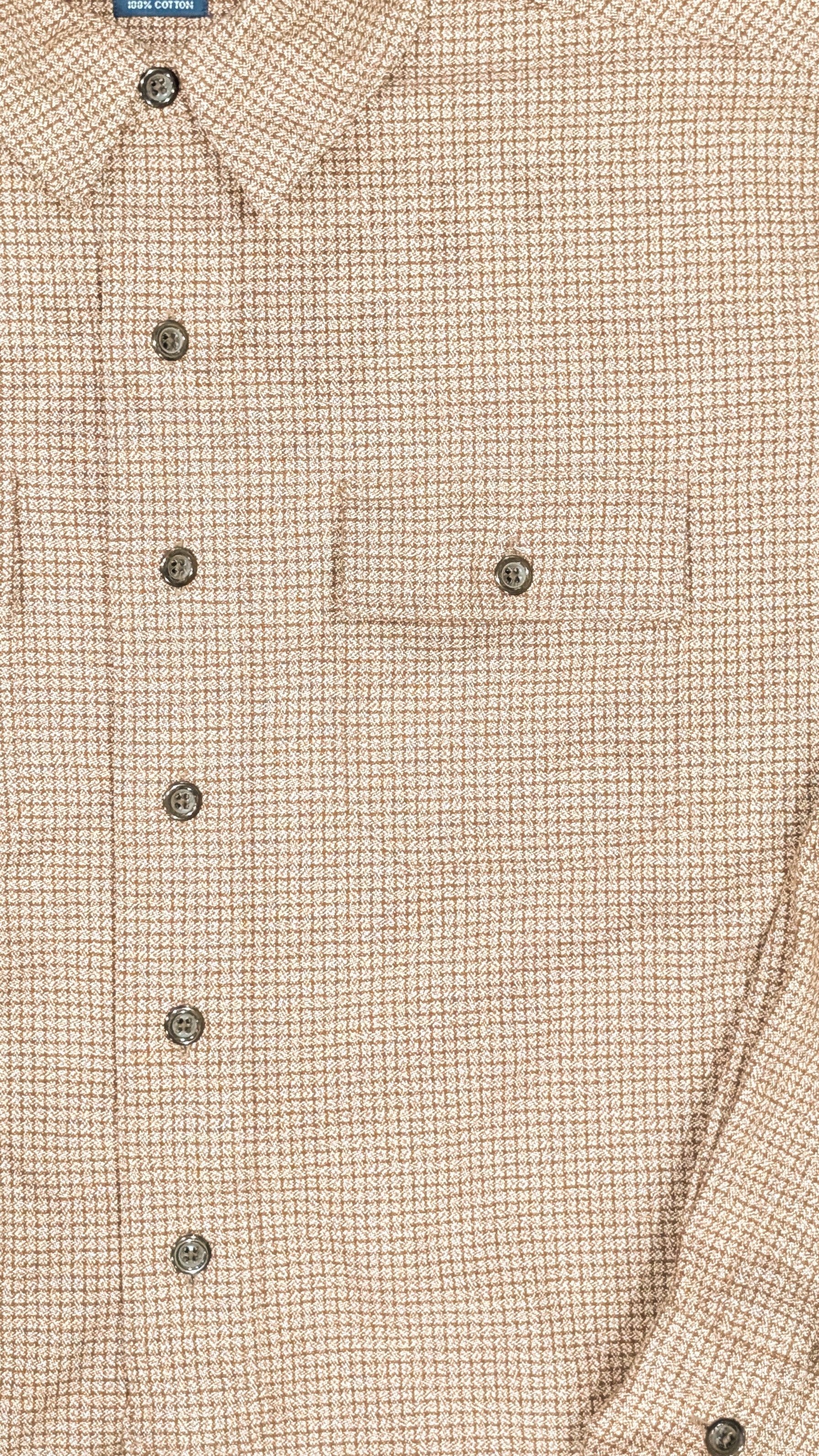 Polo Ralph Lauren Vintage Polo Ralph Lauren Caramore brown flannel shirt Size US M / EU 48-50 / 2 - 2 Thumbnail