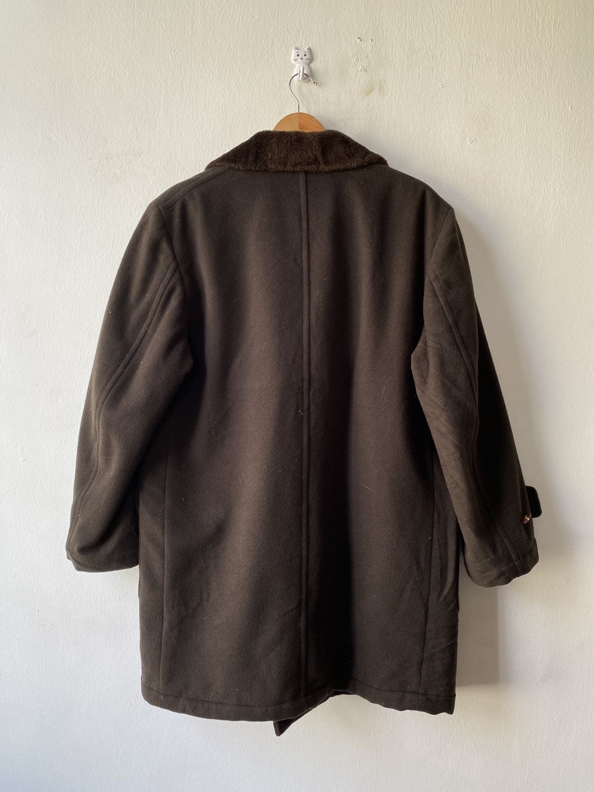 Burberry Vintage 90s Burberrys Prorsum Lining Fur Wool Jacket Size US L / EU 52-54 / 3 - 5 Thumbnail