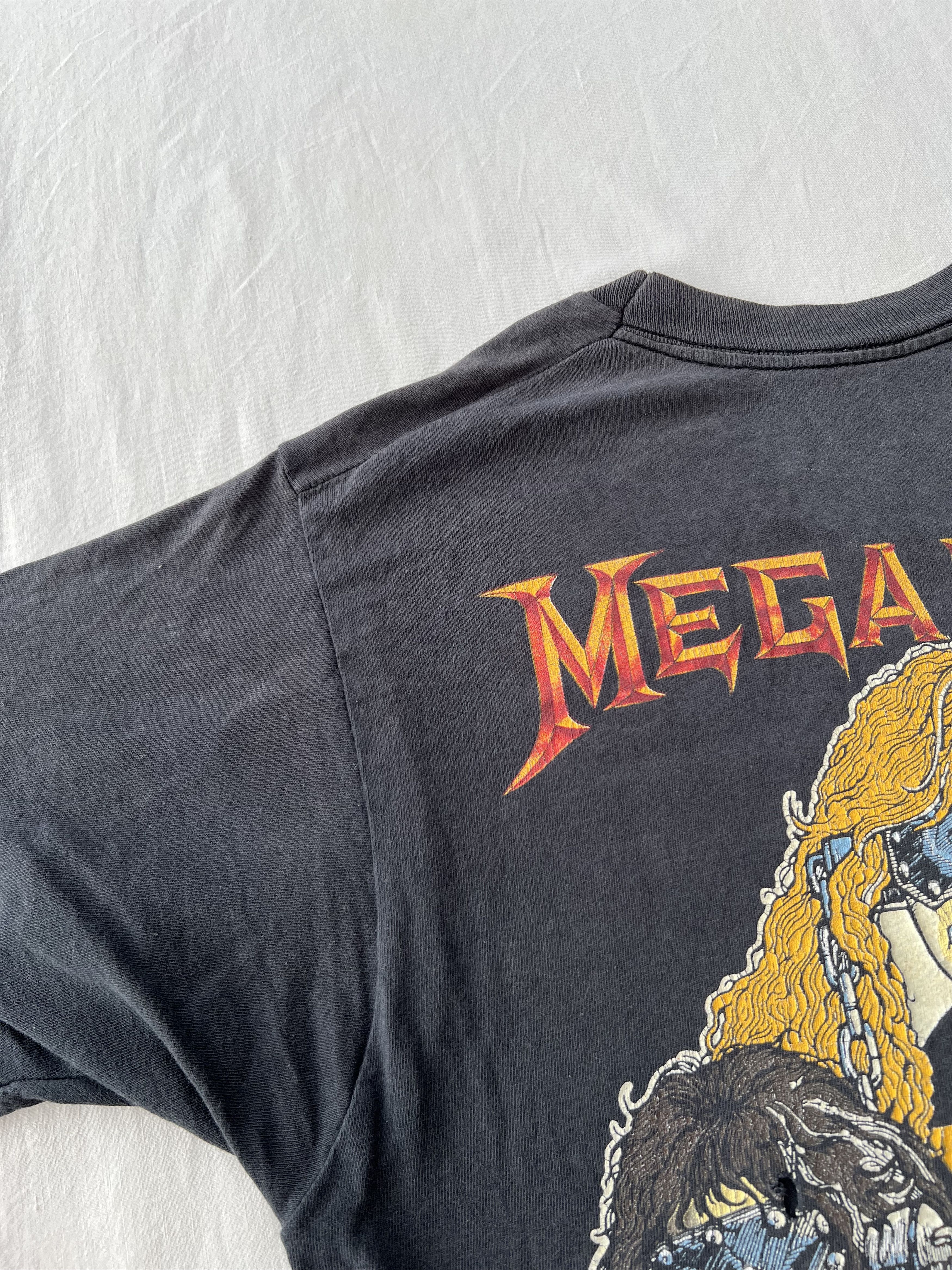 Band Tees Vintage 1991 Megadeth Vic Rattlehead Thrash Metal Band Tee Size US L / EU 52-54 / 3 - 24 Thumbnail