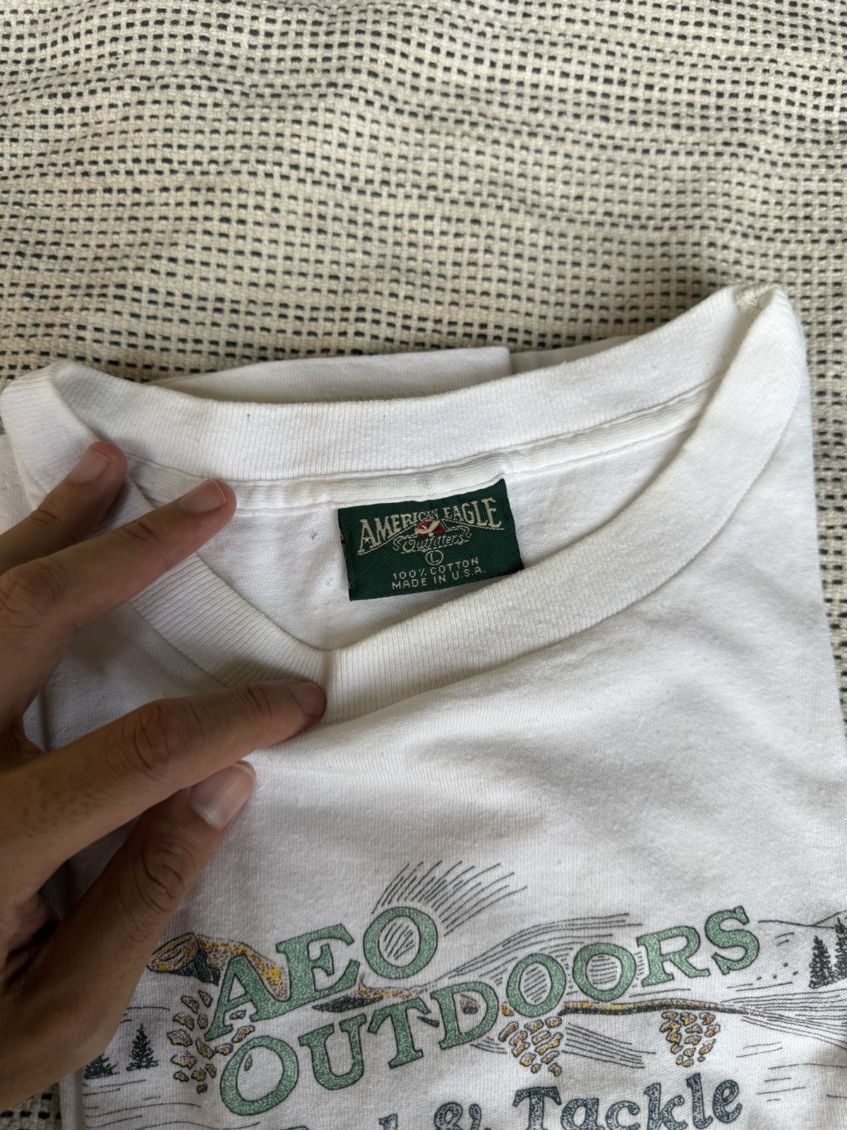 American Eagle Outfitters × Vintage vintage fishing t shirt American eagle outfitters Made in US Size US L / EU 52-54 / 3 - 10 Thumbnail