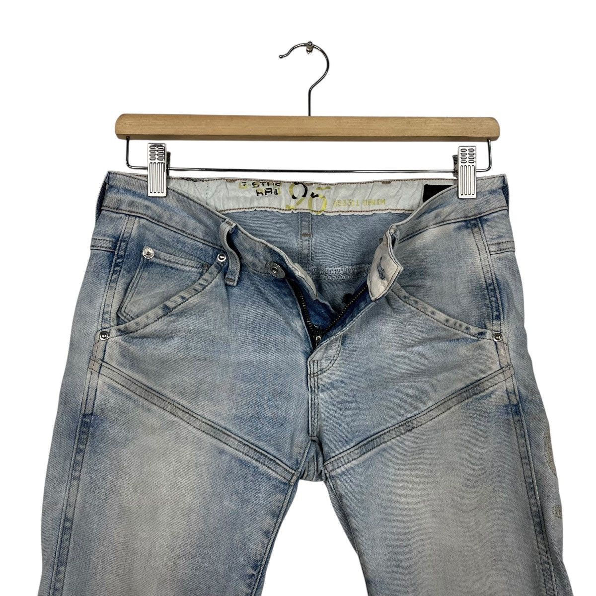 G-Star Vintage G Star Raw 96 Bikers Denim Jeans Size 28" / US 6 / IT 42 - 7 Thumbnail