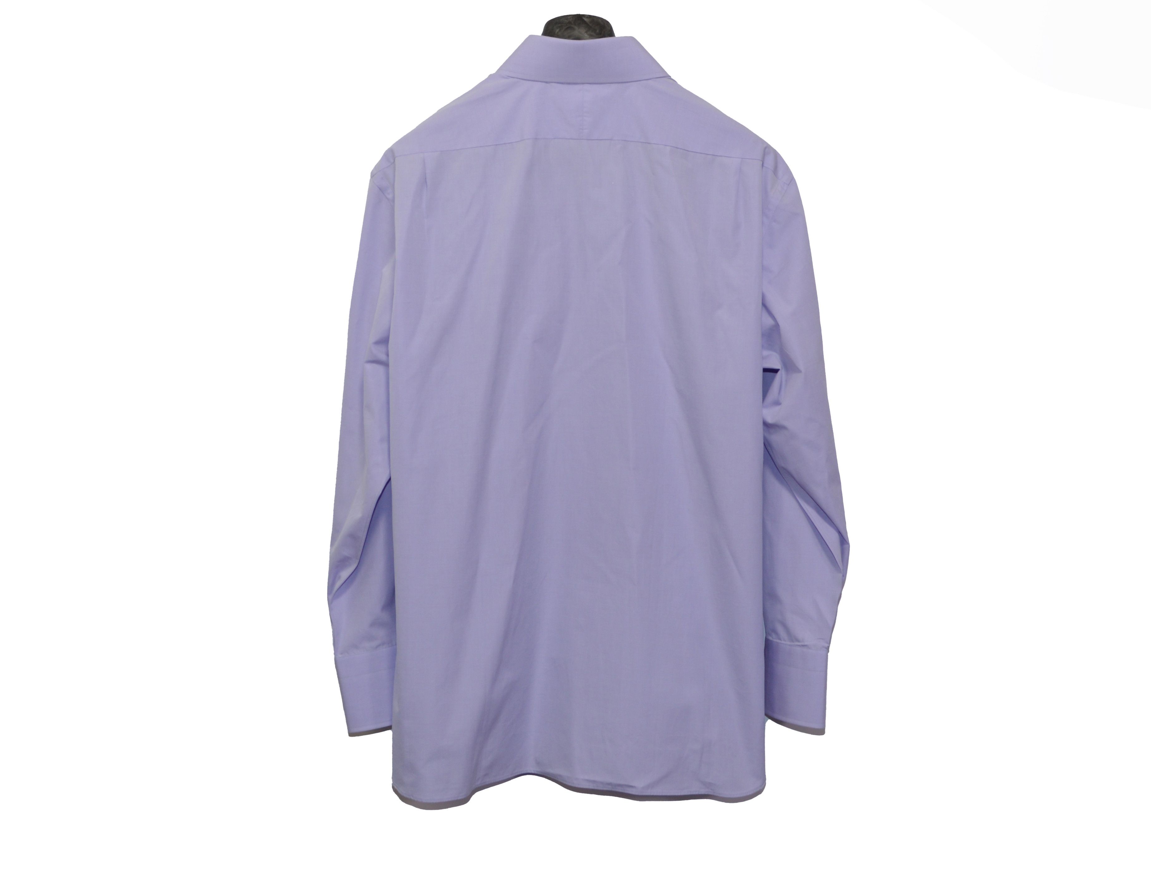 Tom Ford MTO Amazing Men's Tom Ford Shirt 47 18.5 Purple Cotton Size US XXL / EU 58 / 5 - 4 Thumbnail