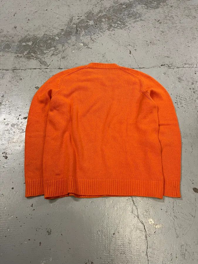 Prada AW2018 Prada Orange Wool Minimalist Sweater Size US L / EU 52-54 / 3 - 10 Thumbnail