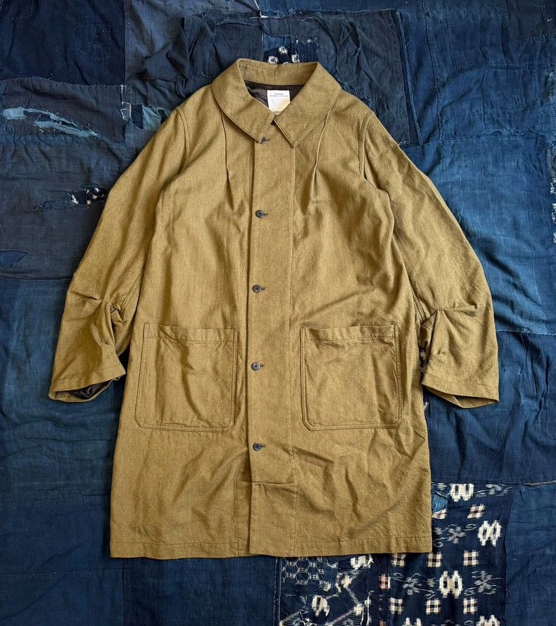 Visvim VISVIM Olive Coat with Li Wool Blend Size US M / EU 48-50 / 2 - 1 Thumbnail