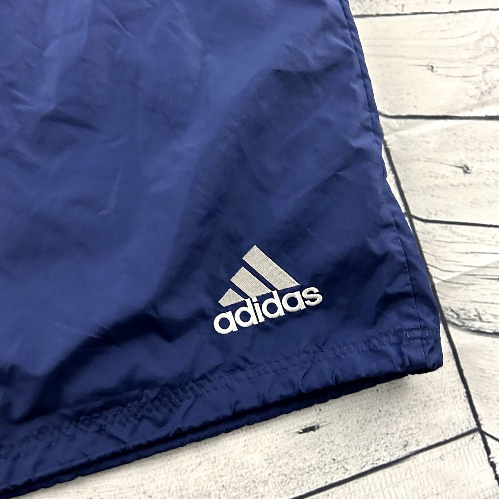 Adidas Vintage Adidas Pullover Jacket Men's M Blue Snap Button Windbreaker Size US M / EU 48-50 / 2 - 7 Thumbnail