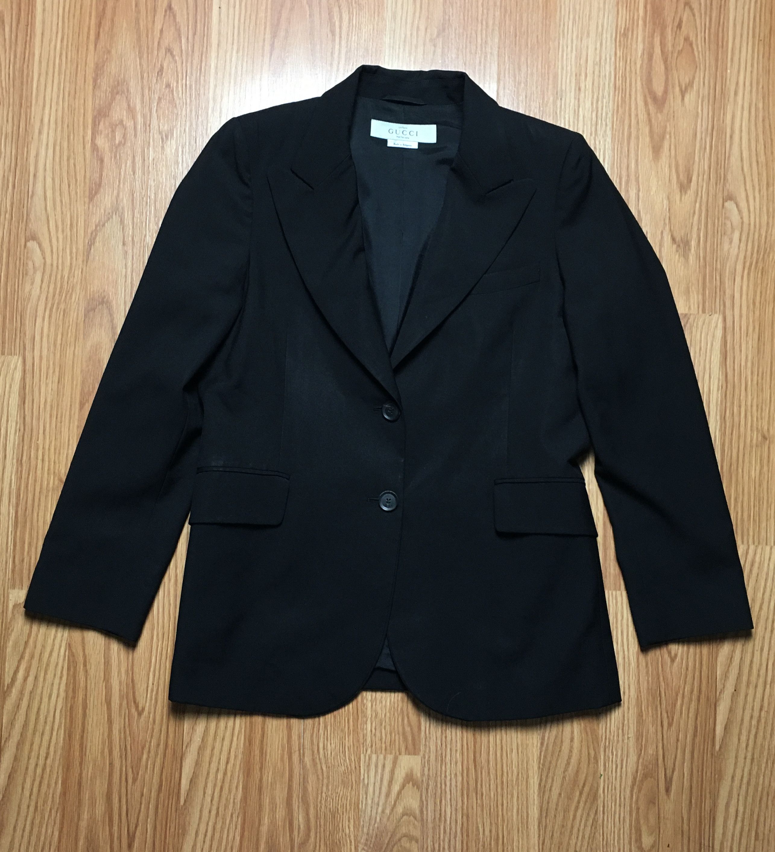 Gucci GUCCI Uniform Wool Jacket Blazer Black Size EU 42 Size M / US 6-8 / IT 42-44 - 6 Thumbnail