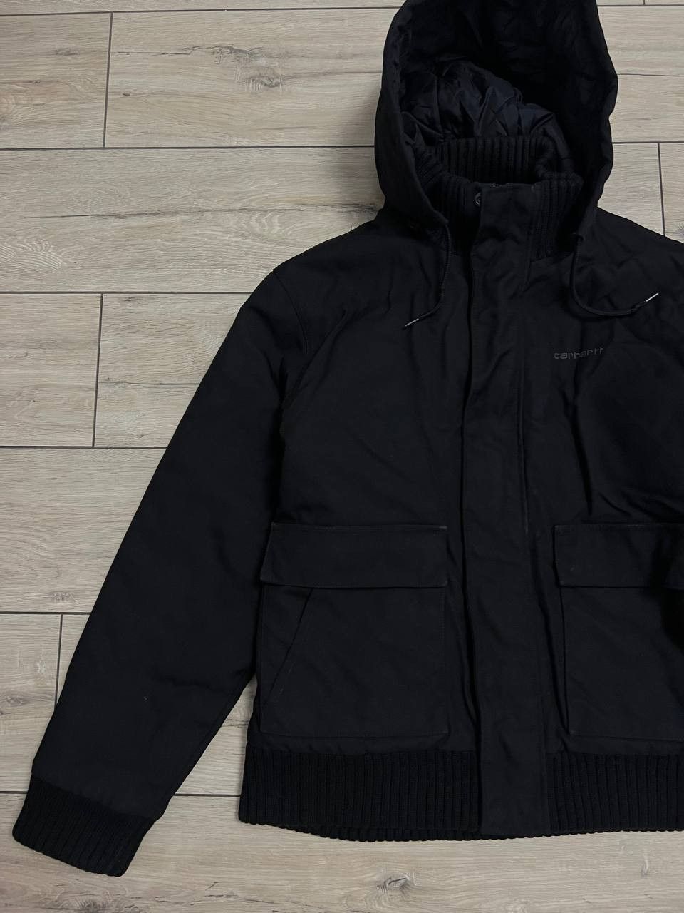 Carhartt Men's Carhartt Ranger Cordura heavy black hooded jacket sz L Size US L / EU 52-54 / 3 - 10 Thumbnail