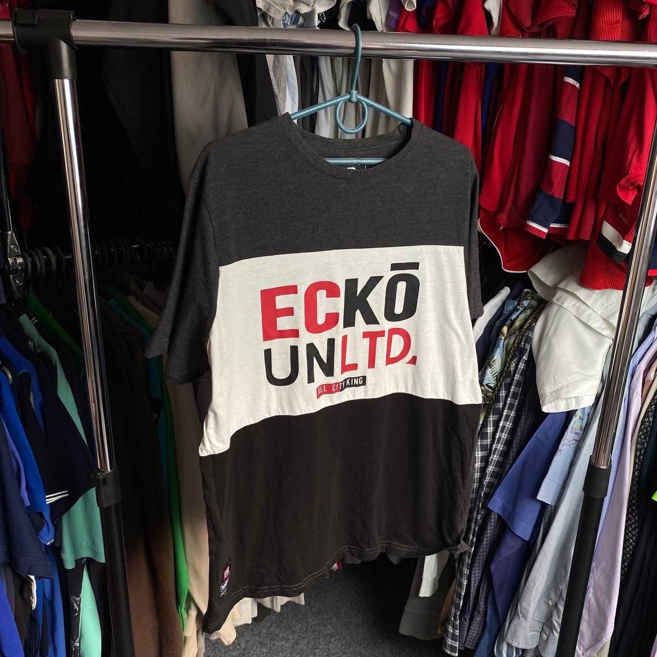 Ecko Unltd. × Japanese Brand Men’s Ecko Unlimited Big Logo Japanese style y2k tee Size US XL / EU 56 / 4 - 1 Thumbnail