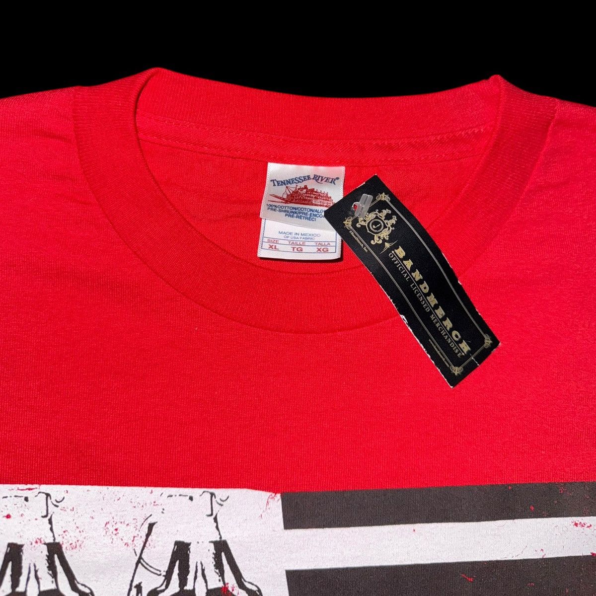 Vintage 2006 Underoath Emo Screamo Metalcore Flag Tee T-Shirt Size US XL / EU 56 / 4 - 7 Thumbnail