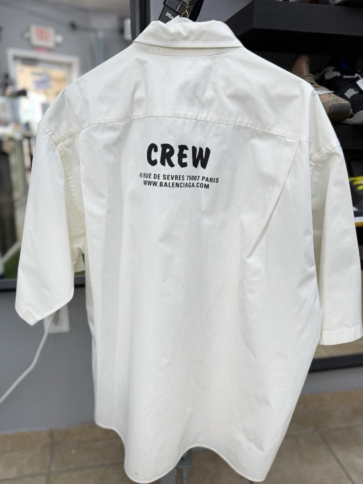 Balenciaga Size 39 - Balenciaga White Button Down Men’s 100% Authentic Size US XL / EU 56 / 4 - 5 Thumbnail