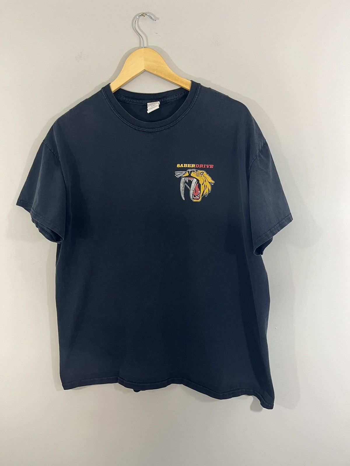 Vintage Sex Joke Sun Faded Black Tee Size US XL / EU 56 / 4 - 3 Thumbnail