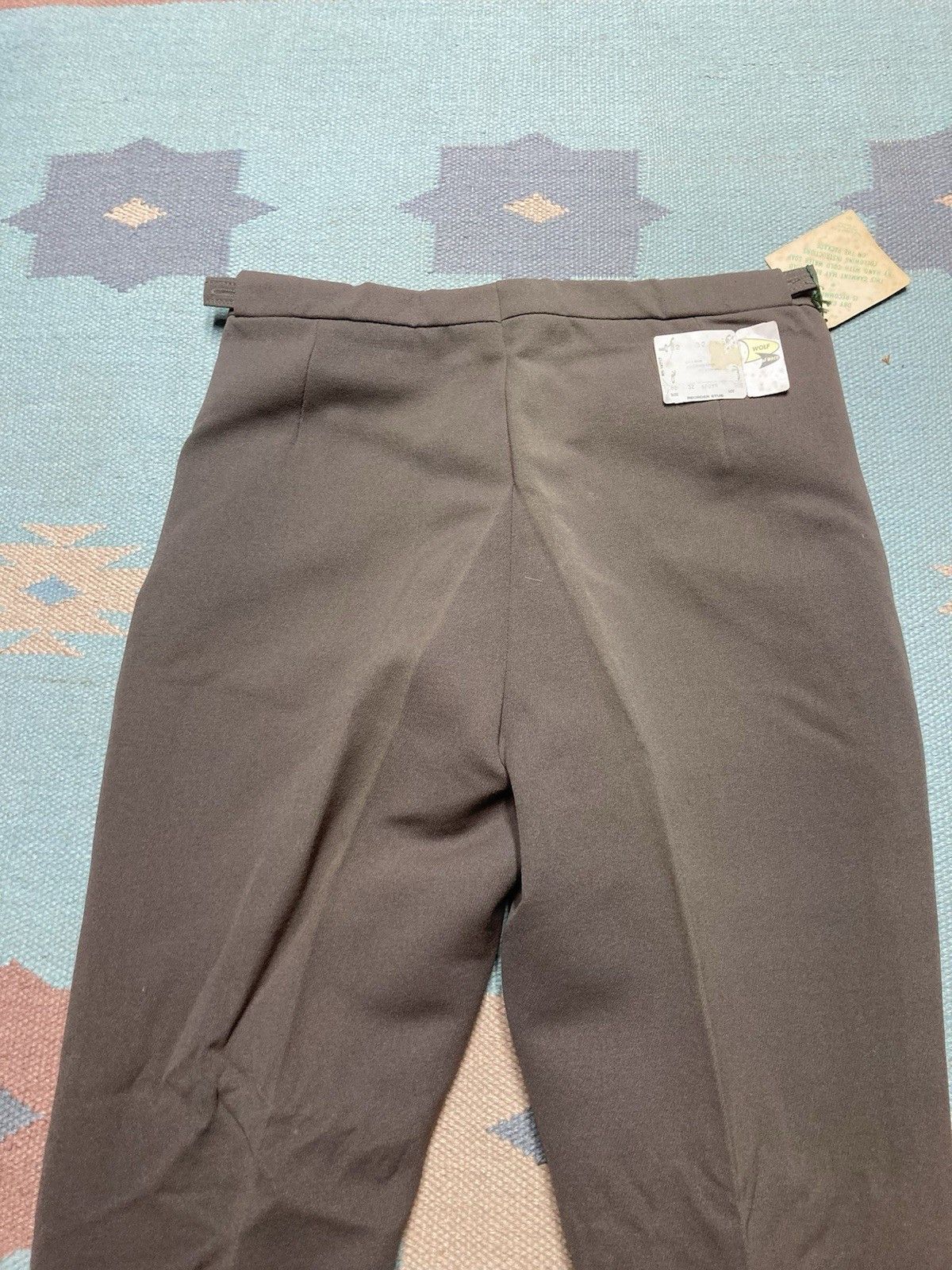 Vintage 1950s wading pants fishing NWT gabardine rayon blend 31x29 Size US 31 - 8 Thumbnail
