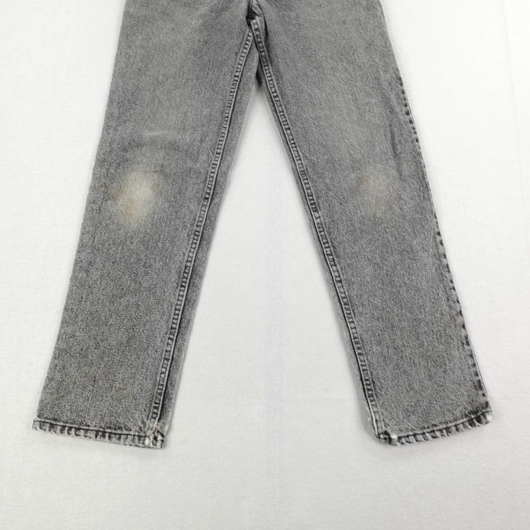 Levi's VINTAGE Levi's 540 Jeans Mens 31x32 Gray Acid Wash Denim 90s Grunge Made In USA Size US 31 - 3 Thumbnail