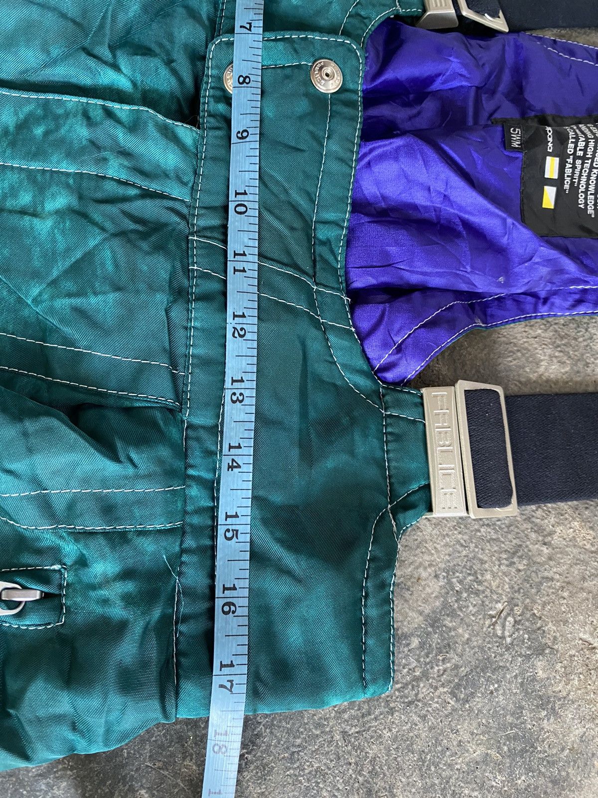Vintage Vintage Overalls Fablice Racing Spirit Ski Size US 35 - 13 Thumbnail