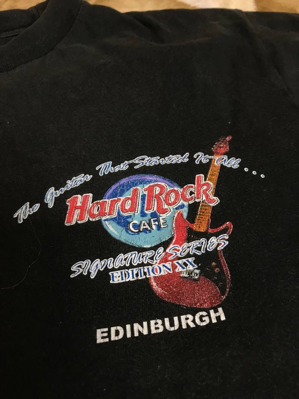 Band Tees 🔥 Vintage 90s Hard Rock Cafe Eric Clapton Rare Tour T Shirt Size US L / EU 52-54 / 3 - 8 Thumbnail