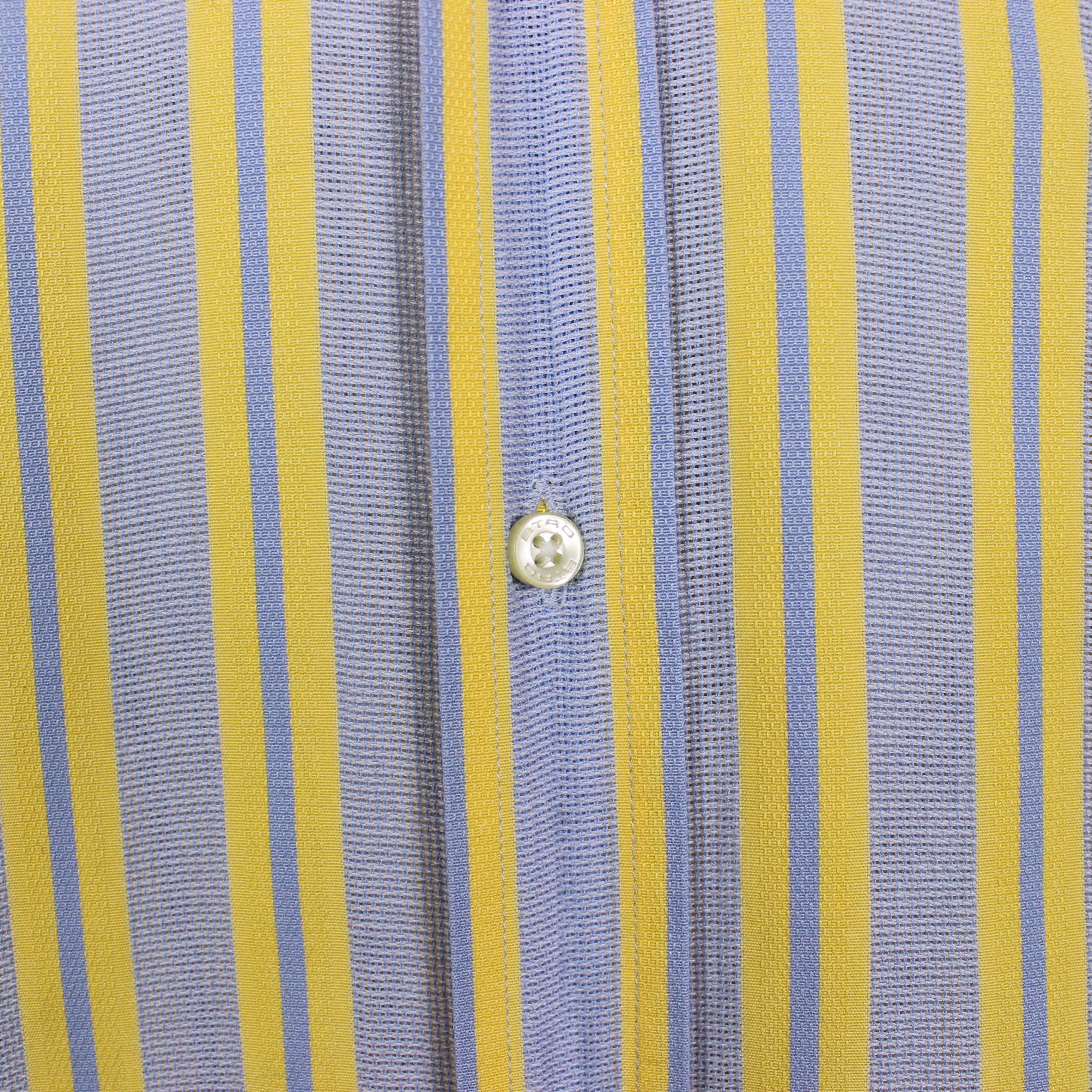 Etro Etro shirt men striped M L yellow cotton button Ups Size US L / EU 52-54 / 3 - 5 Thumbnail
