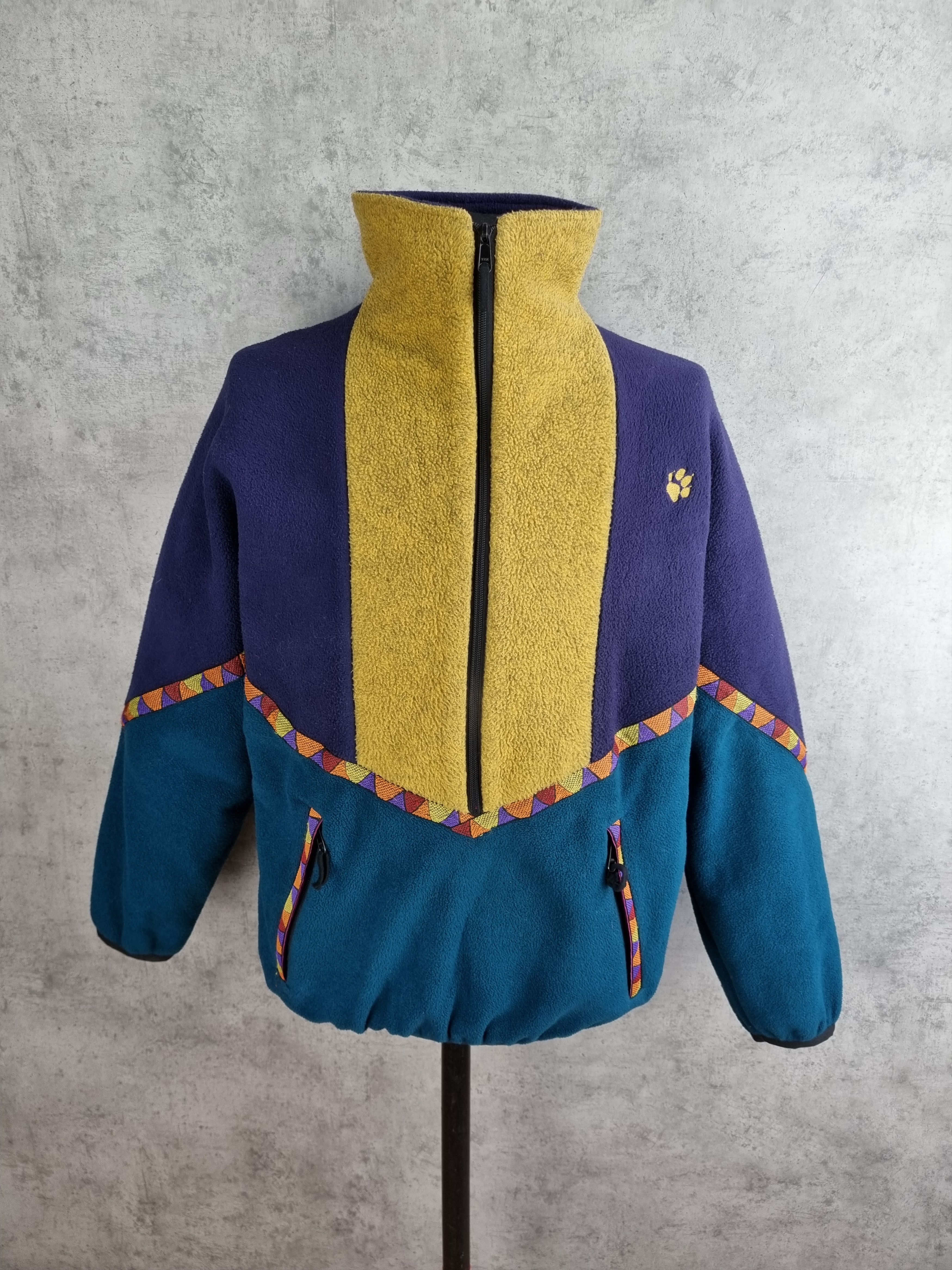Jack Wolfskin 90s vintage Jack Wolfskin fleece sweater Size US L / EU 52-54 / 3 - 14 Thumbnail