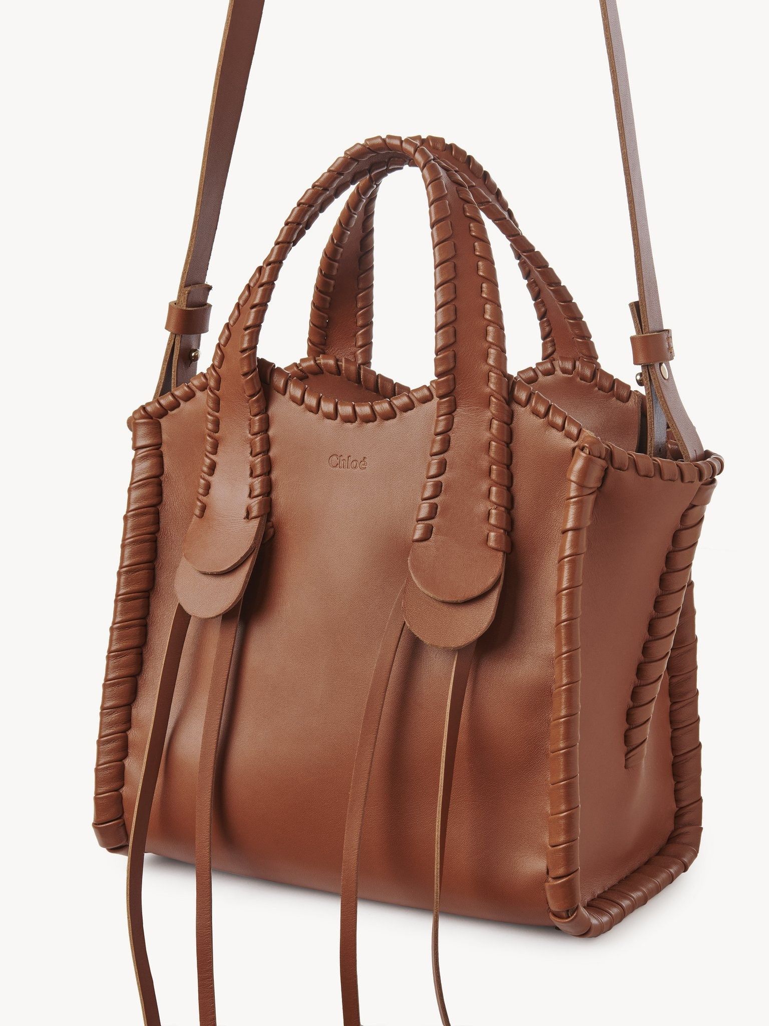 Chloe o1loc1c0325 Size: OS / CHC23 Mony Small Tote Bag in Caramel Size ONE SIZE - 4 Thumbnail