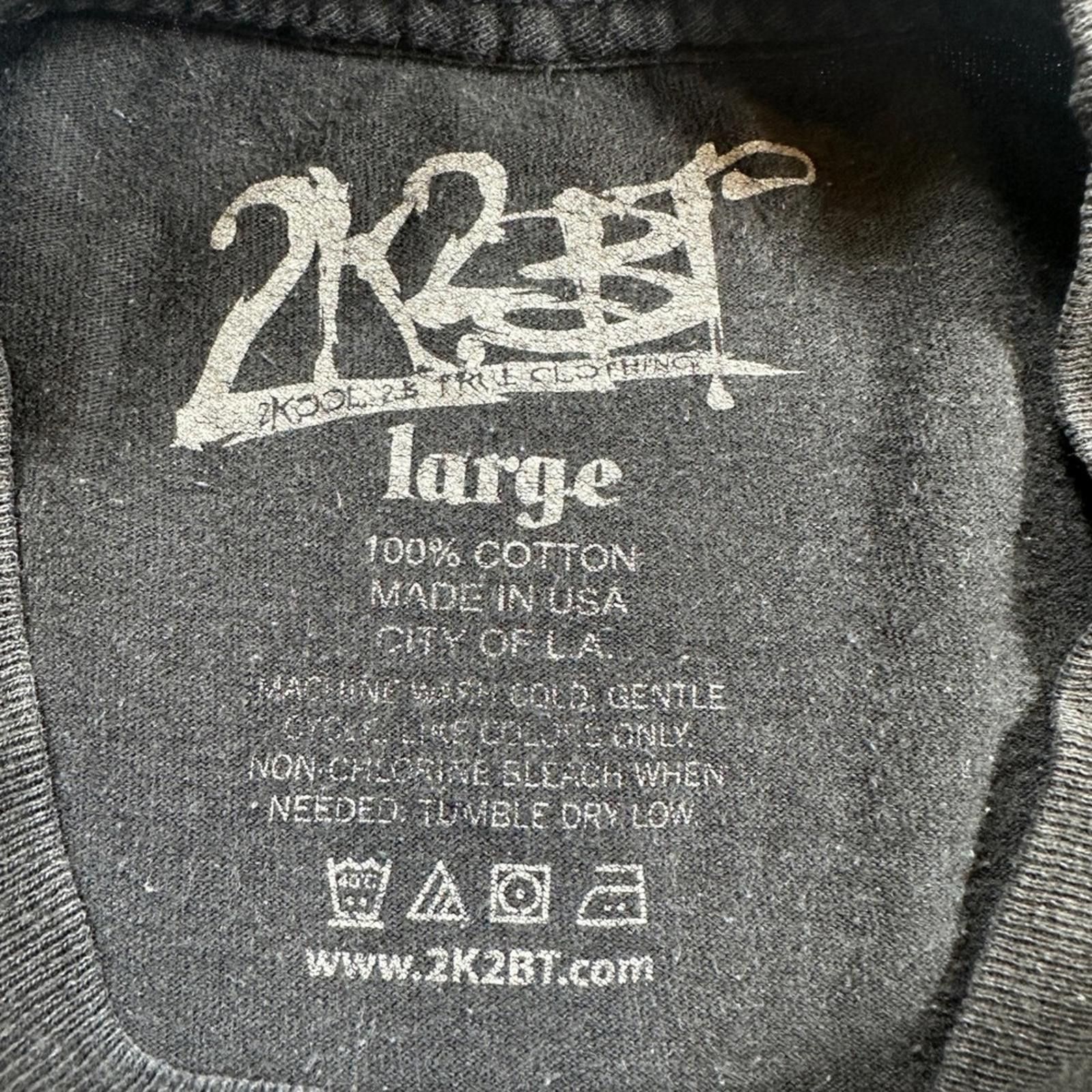 Other 2K2BT Boxer Tattoo Never Surrender T Shirt Made in USA Men L Size US L / EU 52-54 / 3 - 4 Thumbnail
