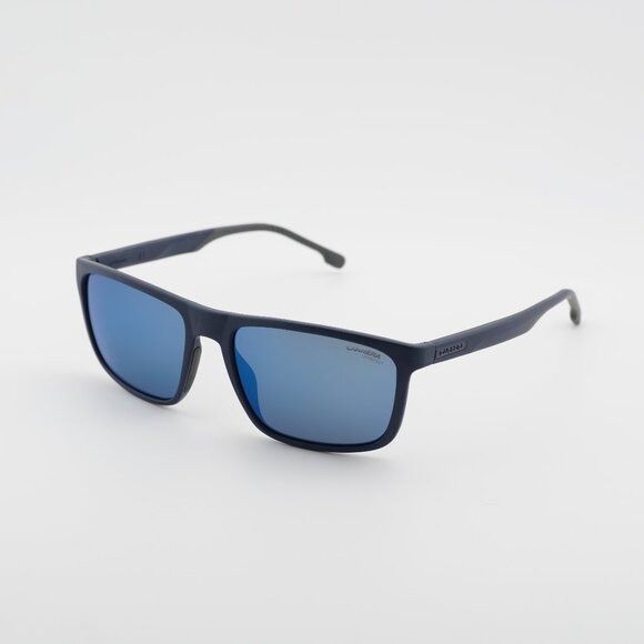 Carrera CARRERA 8047/S 0PJP XT Sunglasses Blue Rectangle Frame Size ONE SIZE - 1 Thumbnail