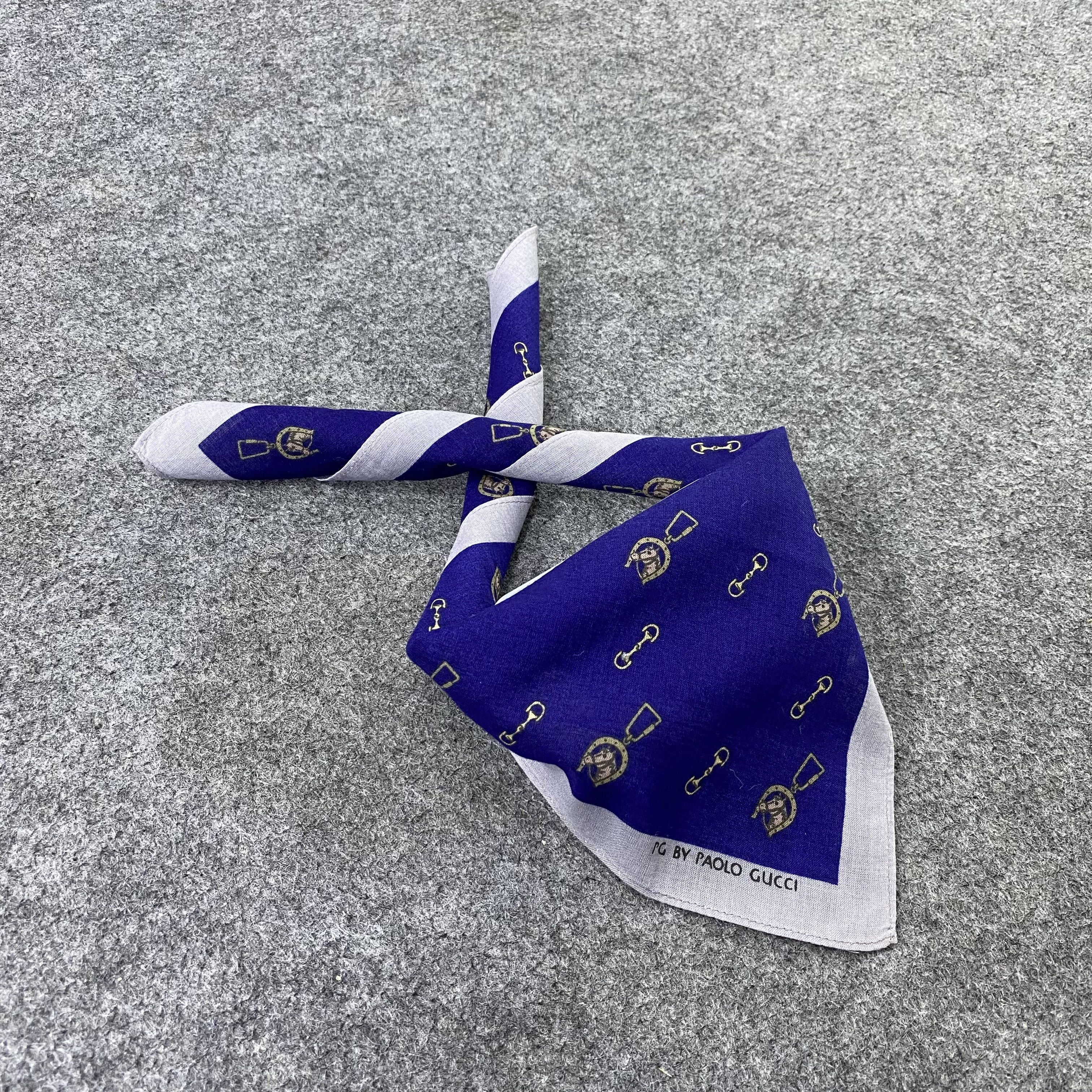 Paolo Gucci Paolo Gucci Handkerchief / Bandana / Neckerchief-B1492 Size ONE SIZE - 1 Thumbnail