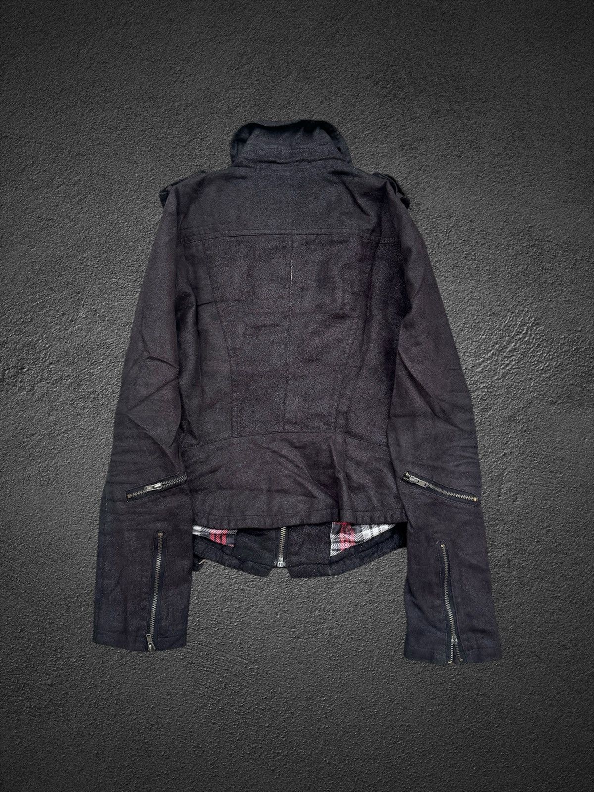 Isamu Katayama Backlash Archived Styled Wax Jacket Japanese 14th Vkei Size US S / EU 44-46 / 1 - 3 Thumbnail