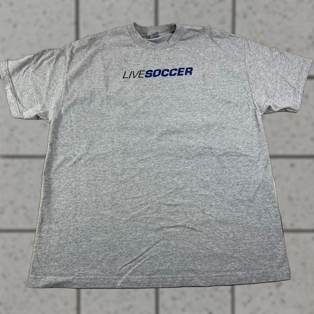 Olive VINTAGE Eastbay Soccer T-Shirt 2XL Men Gray Short Sleeve Sports Shirt Size US XXL / EU 58 / 5 - 1 Thumbnail