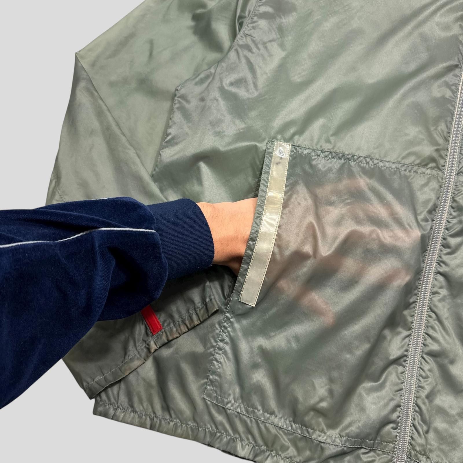 Prada Prada Sport SS00 Transparent Nylon Reflective Jacket - IT50 Size US L / EU 52-54 / 3 - 3 Thumbnail
