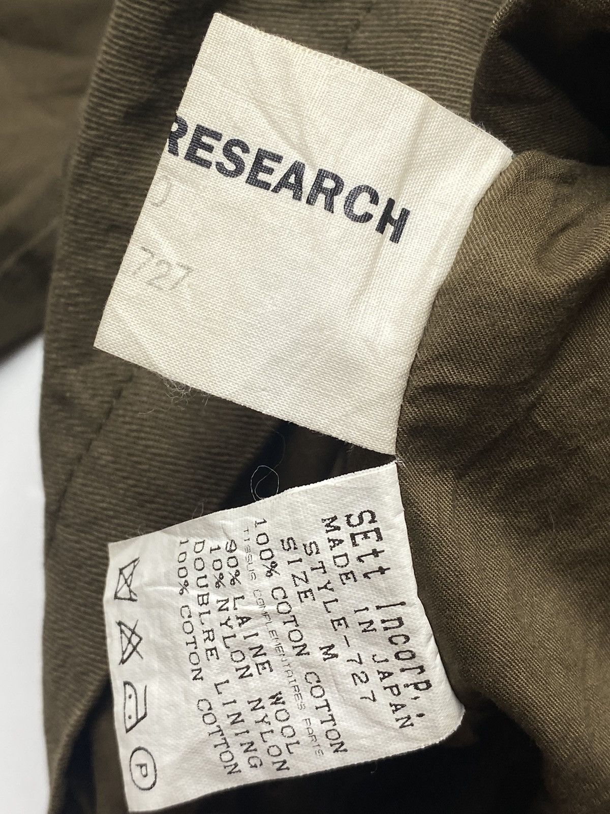 General Research F/W 2000 Arabic Label - 2 Way Hunting Jacket & Vest Size US L / EU 52-54 / 3 - 9 Thumbnail