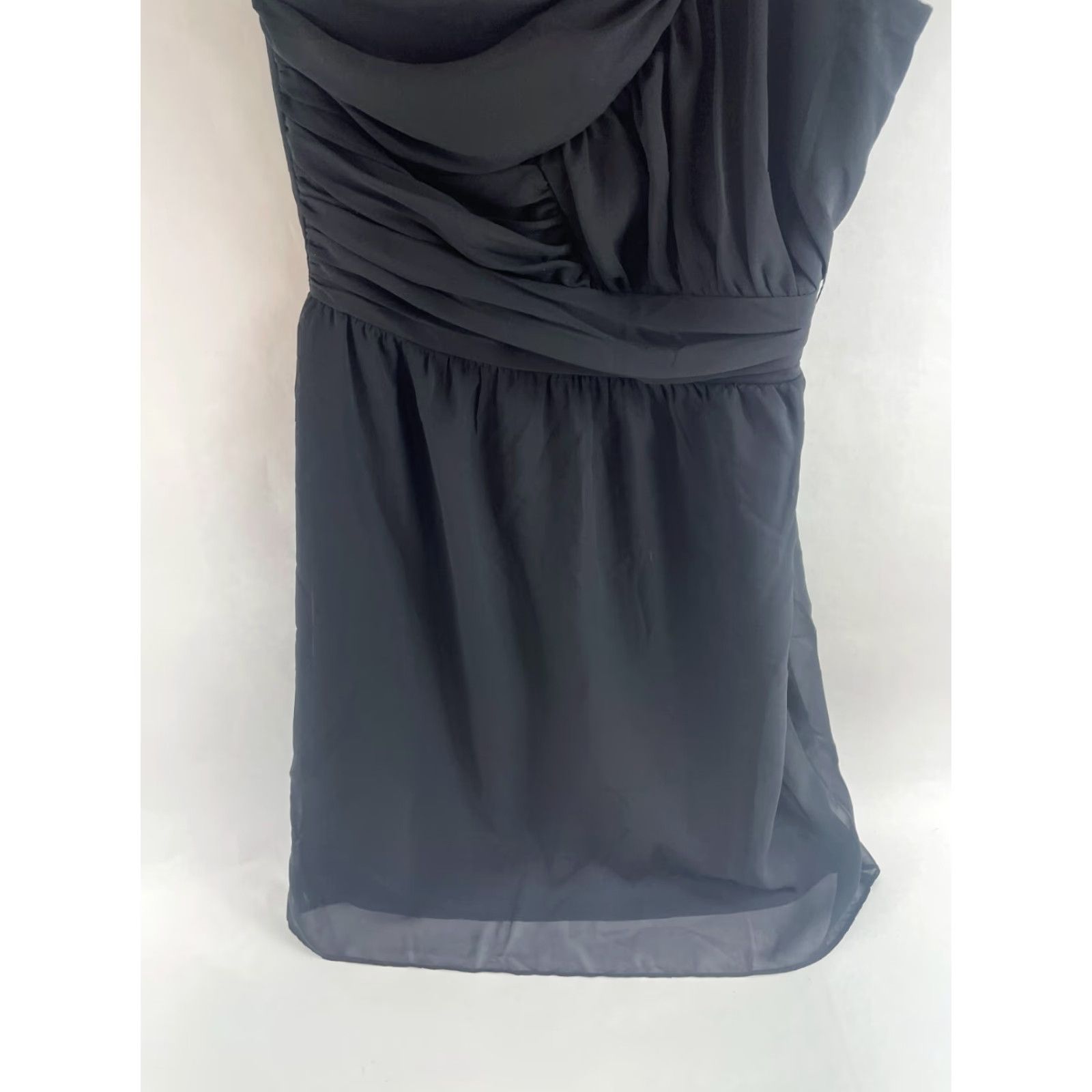 Vintage dELiA*s Dress Women’s 3/4 Black One Shoulder Above the Knee Party/Cocktail Sleeveless Short Bodycon Size XS / US 0-2 / IT 36-38 - 5 Thumbnail