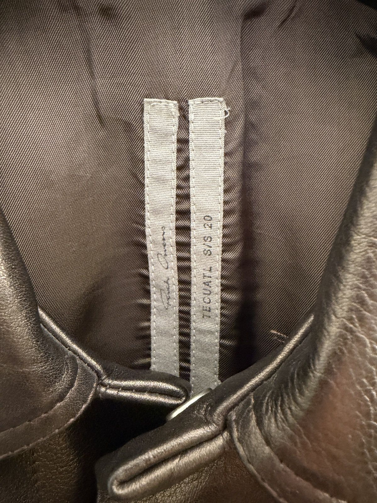 Rick Owens SS20 Tecuatl Bronzer Worker Jacket Size US M / EU 48-50 / 2 - 4 Thumbnail