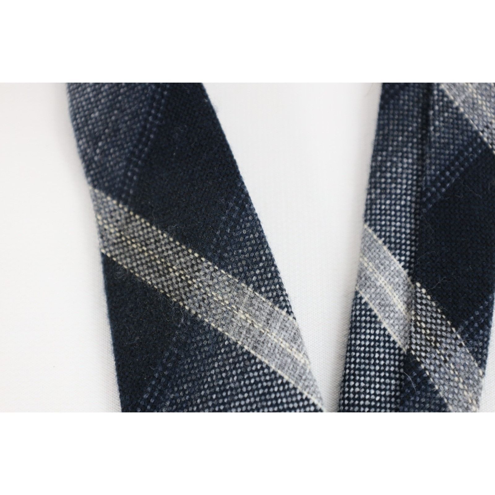 Vintage Vintage 70s Streetwear Wool Tweed Neck Tie Necktie Wedding Size ONE SIZE - 3 Thumbnail