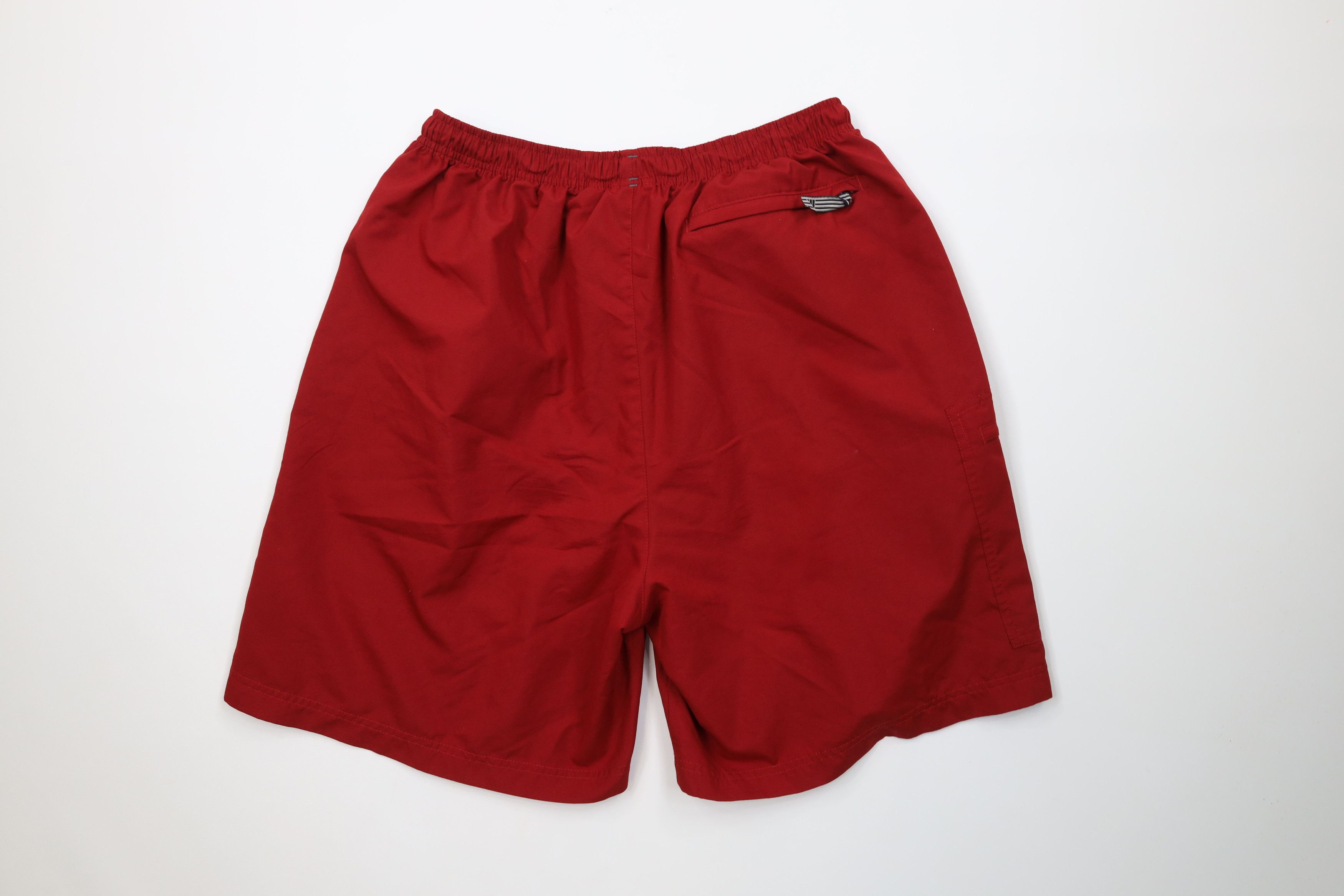 Adidas Vintage Y2K 2001 Adidas Baggy Microfiber Cargo Shorts Red Size US 34 / EU 50 - 12 Thumbnail