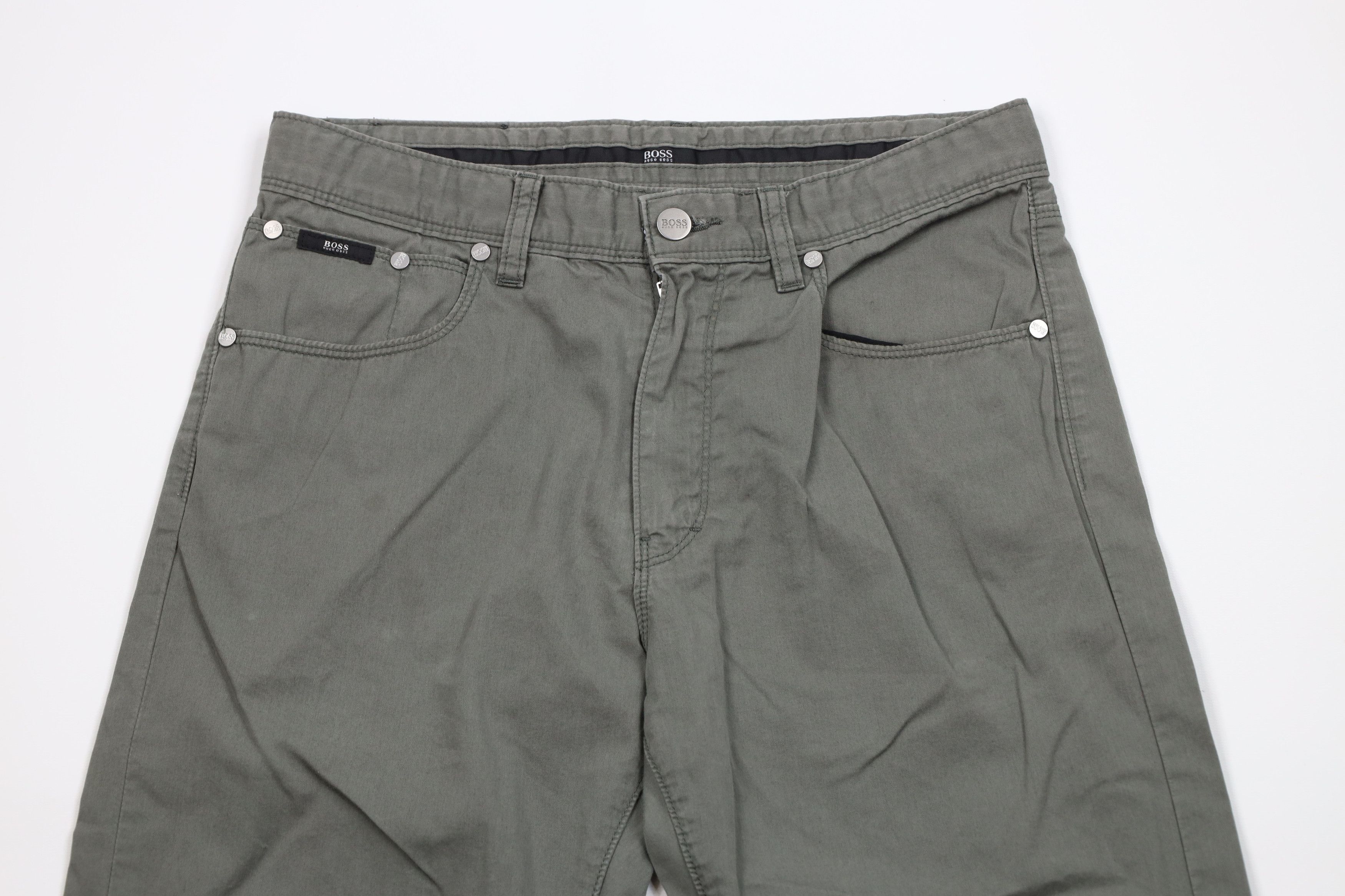 Hugo Boss Vintage Hugo Boss Straight Leg Chino Pants Trousers Gray Size US 32 / EU 48 - 2 Thumbnail