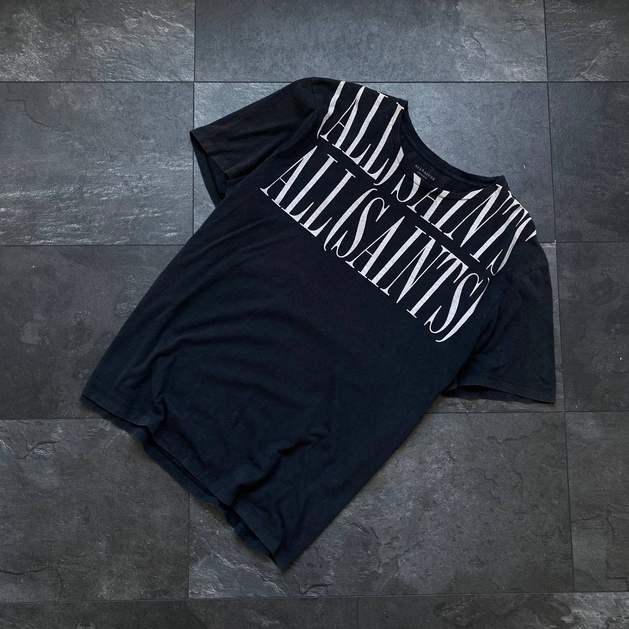 Allsaints × Vintage Vintage allsaints big logo oversize fit tee shirts Size US M / EU 48-50 / 2 - 1 Thumbnail