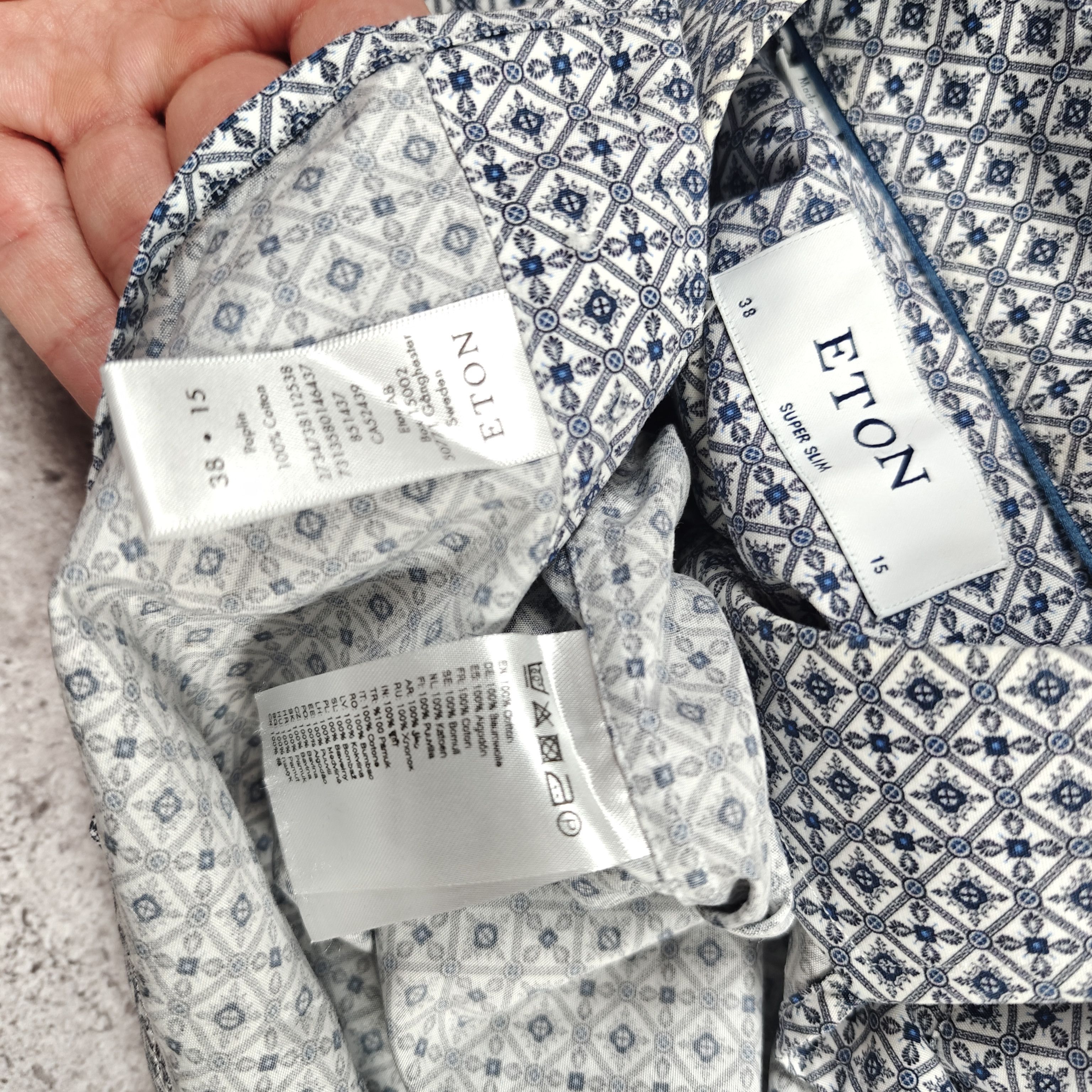 Eton Eton Shirt Ornament Button size 38/15 (S) Size US S / EU 44-46 / 1 - 7 Thumbnail