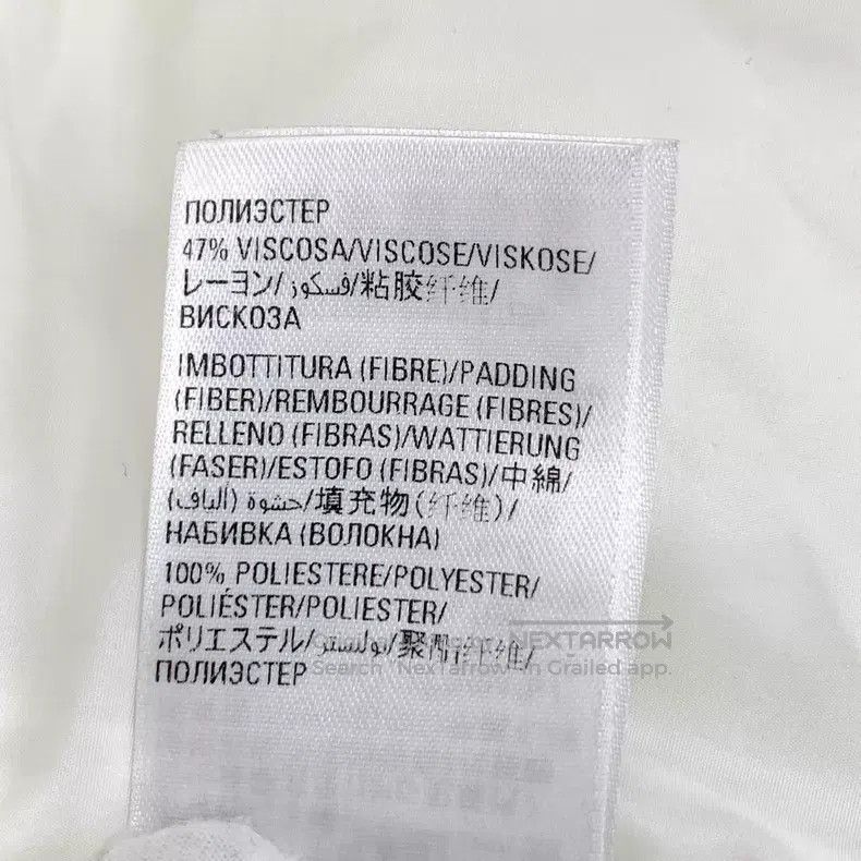 Balenciaga Balenciaga White Collar Zip Long Sleeve Down Jacket Size XS / US 0-2 / IT 36-38 - 7 Thumbnail