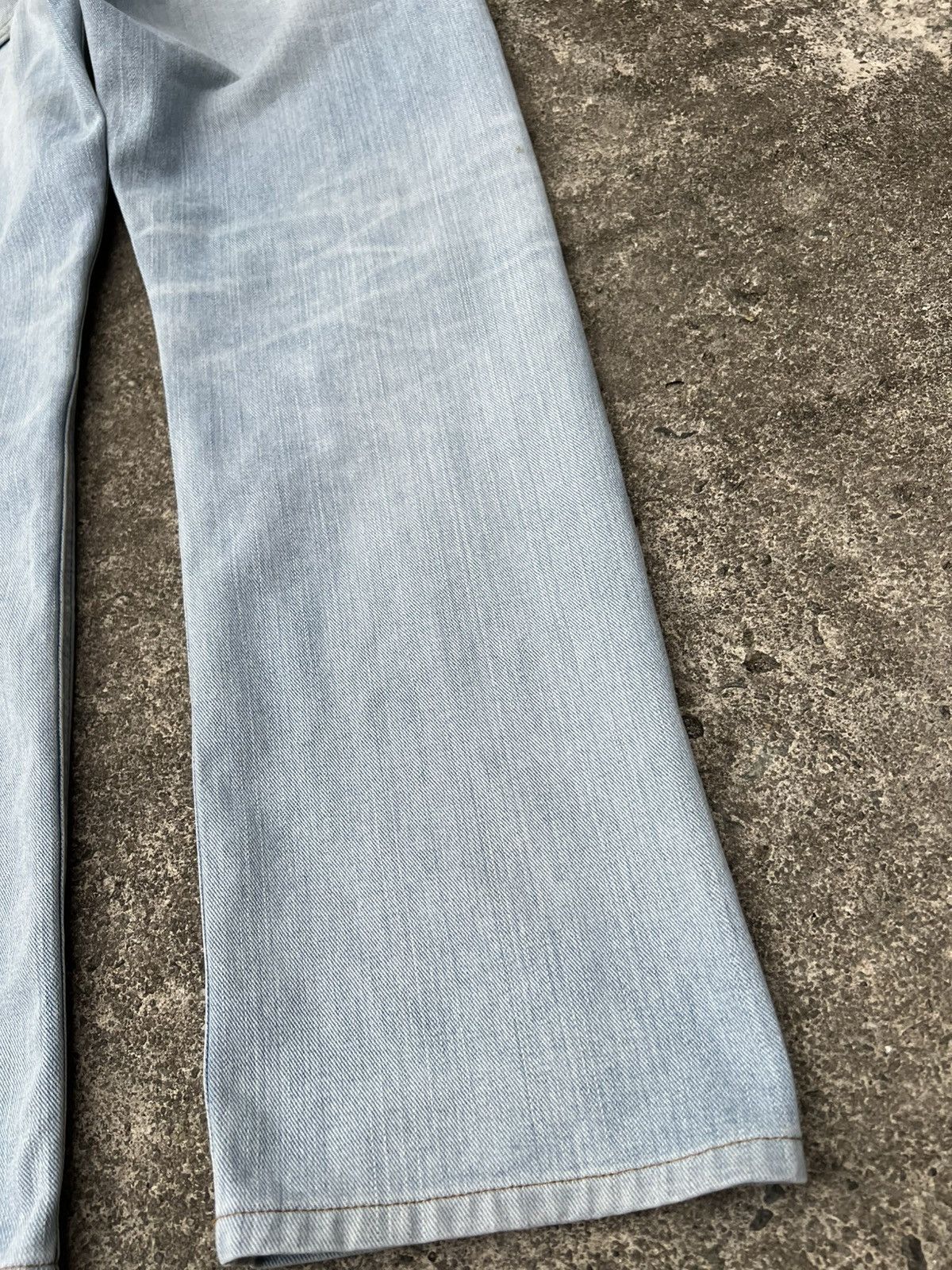 Japanese Brand Vintage 90’s Lee Riders Sanforized Selvedge Faded Jean Size US 30 / EU 46 - 18 Thumbnail