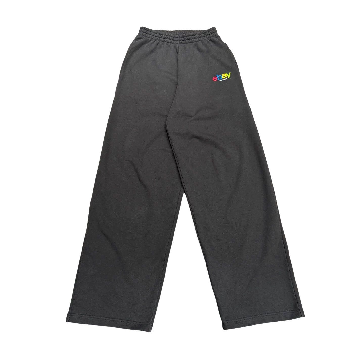 Balenciaga Balenciaga x eBay Embroidered Logo Sweatpants Size XXS Size US 26 / EU 42 - 1 Thumbnail