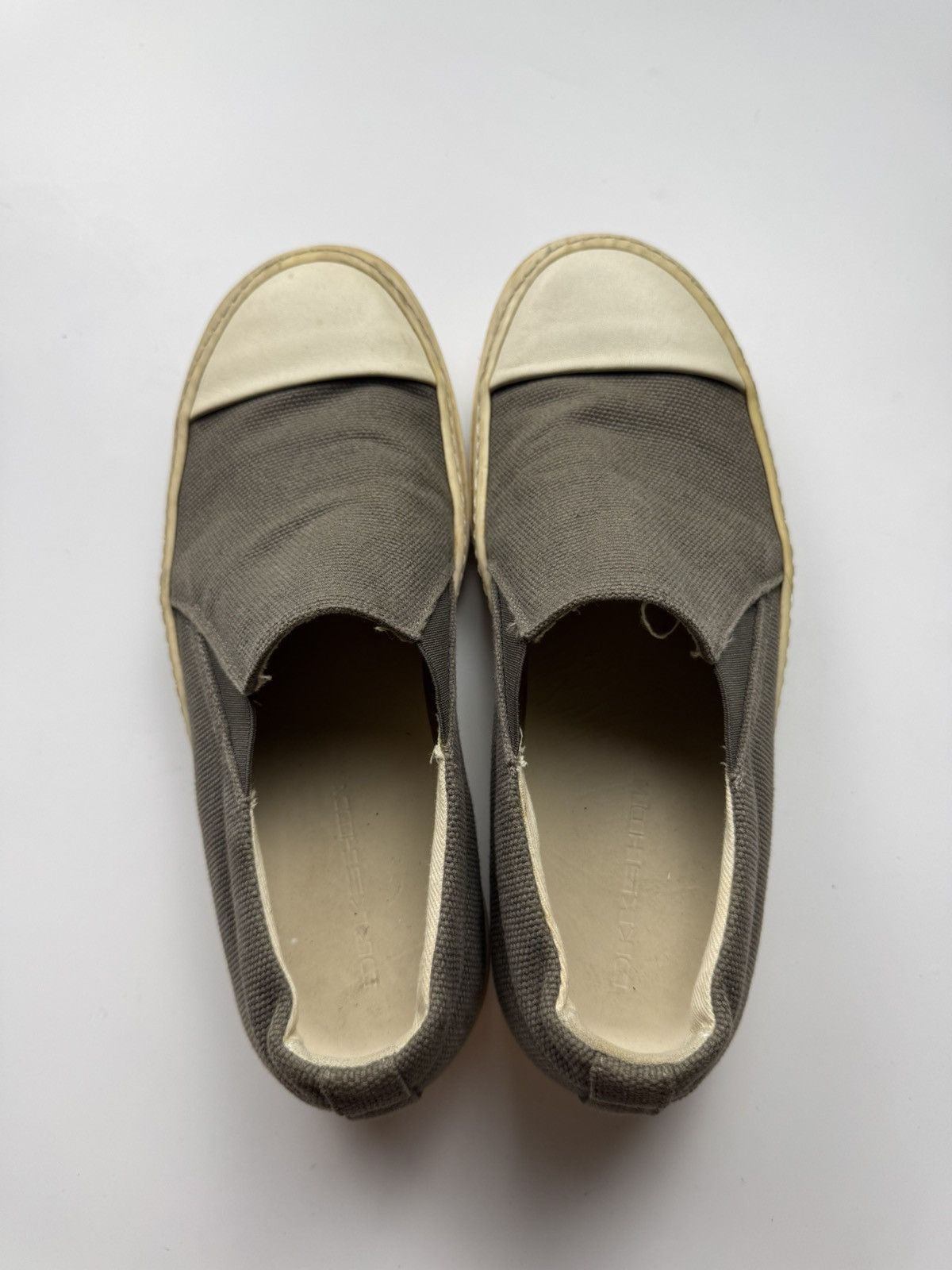 Rick Owens Drkshdw Rick Owens Drkshdw Beige Boat Shoes Size US 7 / EU 40 - 5 Thumbnail