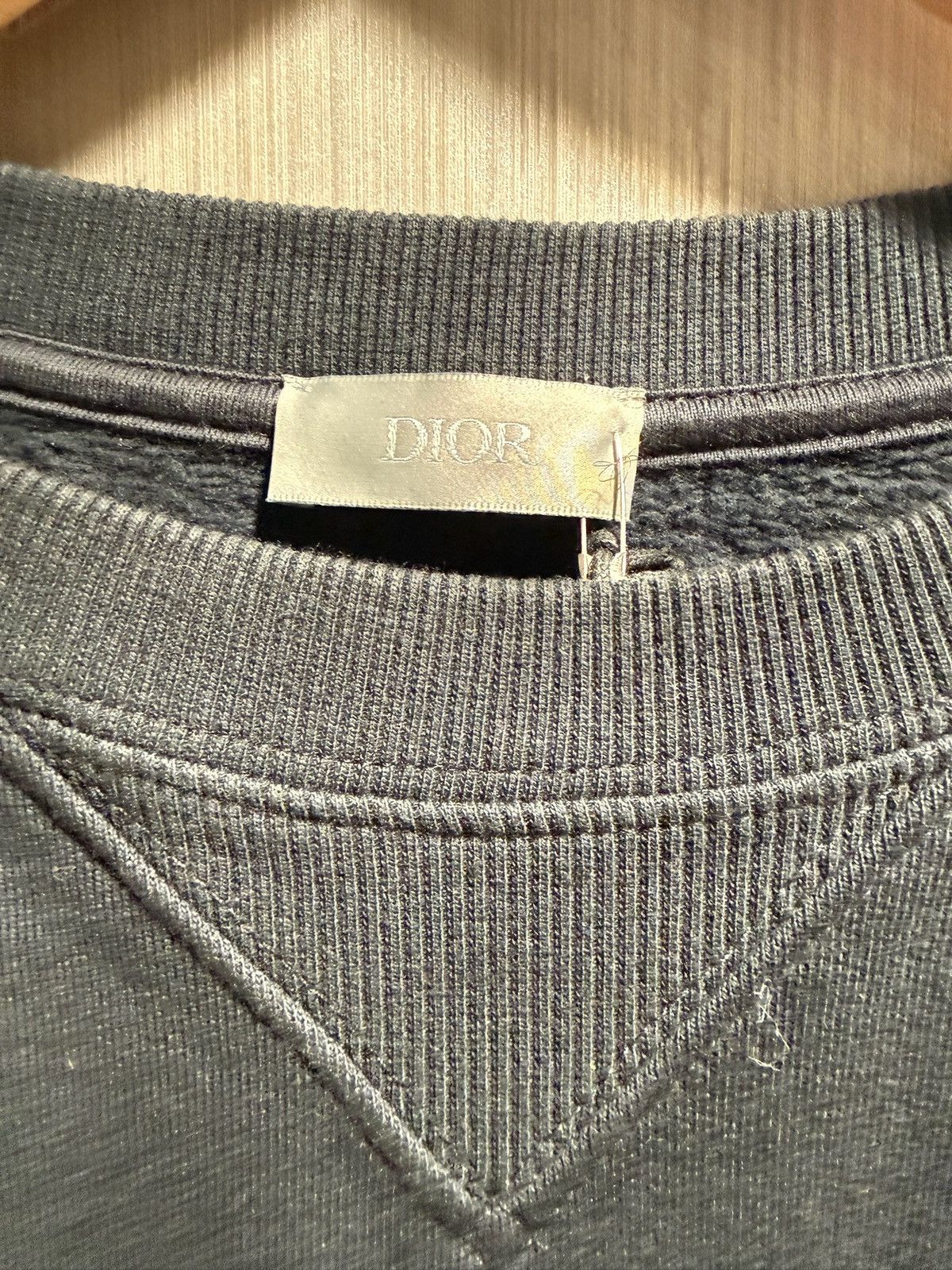 Dior Dior Navy Couture Logo Sweatshirt Size US S / EU 44-46 / 1 - 4 Thumbnail