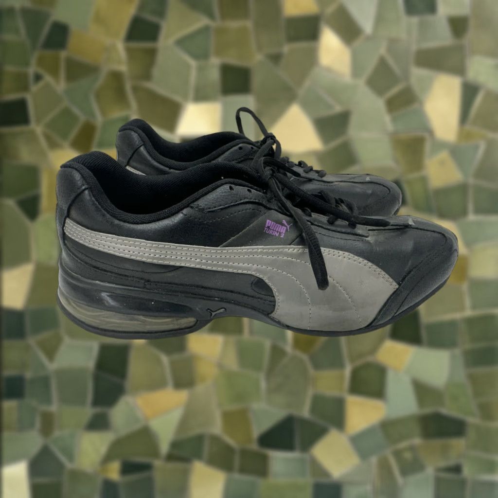 Puma PUMA Turin 2 Womens Sneakers Size 10.5 Black Purple Sports Running Lifestyle Shoes Size US 11 / IT 41 - 1 Thumbnail