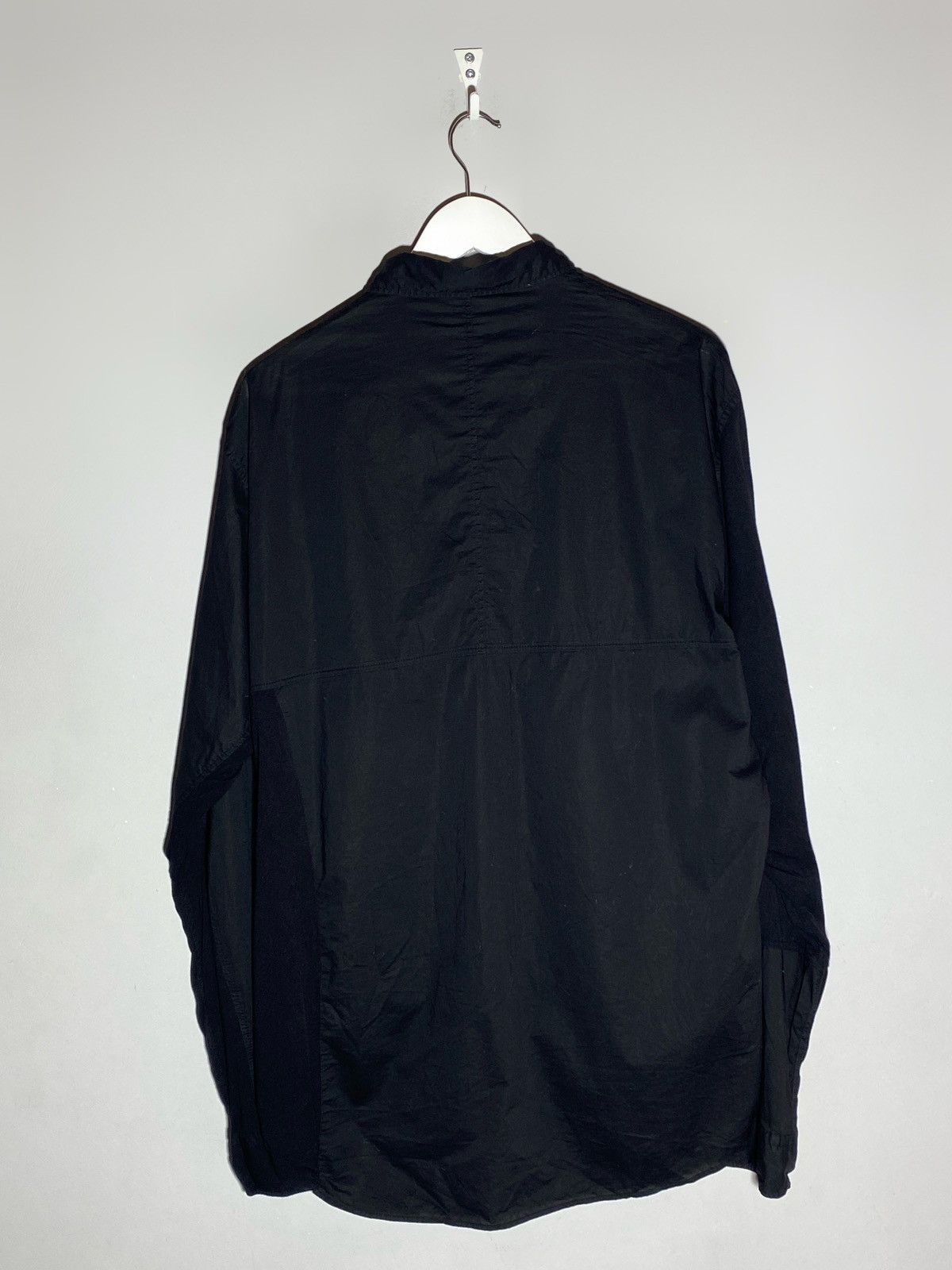 McQ Alexander McQueen MCQ Alexander McQueen Black Colorblock Avant Garde Shirt Size US L / EU 52-54 / 3 - 2 Thumbnail