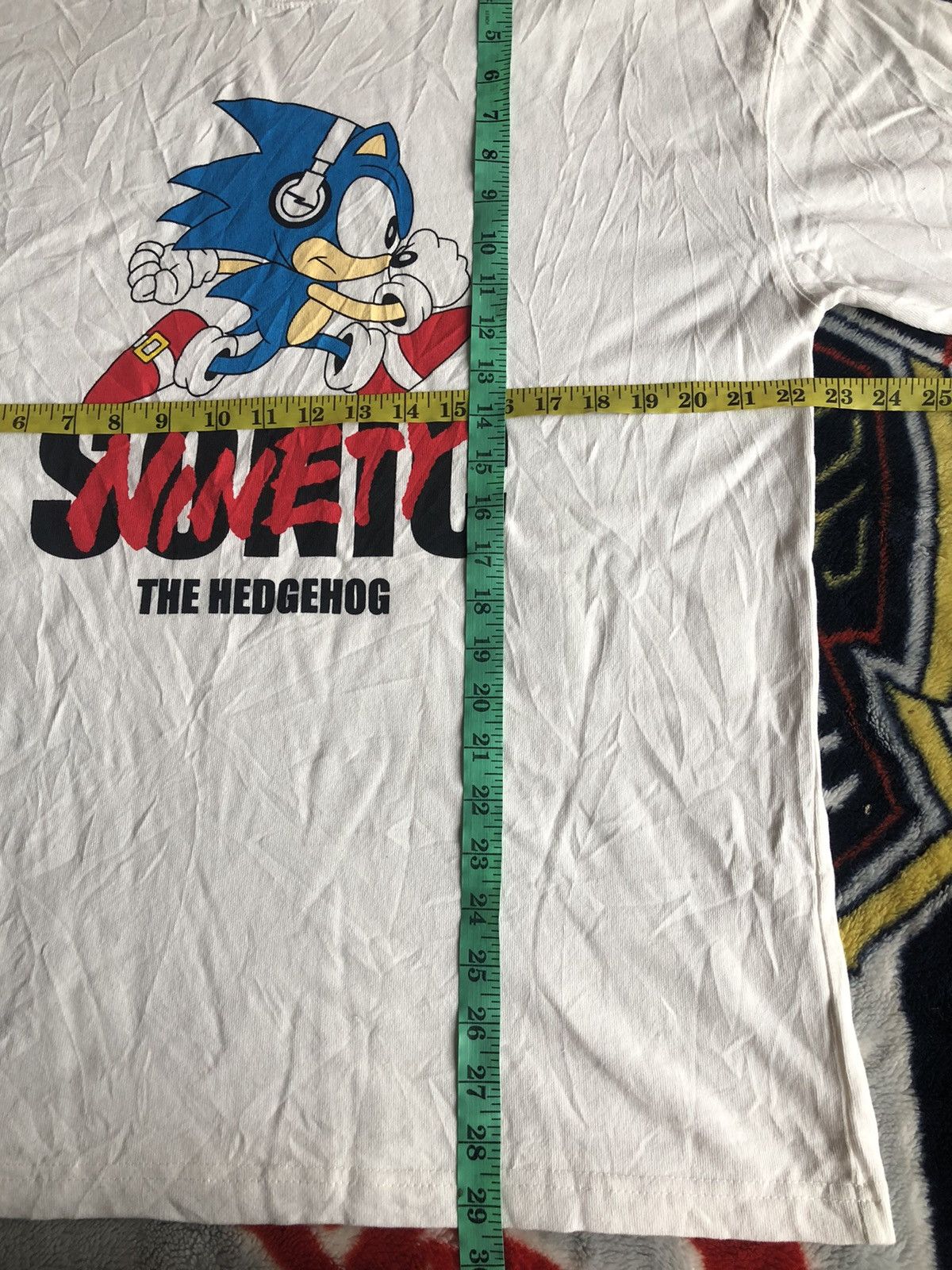 Anime Vintage Sonic The Hedgehog Action Adventure Comedy Film Tee Size US M / EU 48-50 / 2 - 6 Thumbnail
