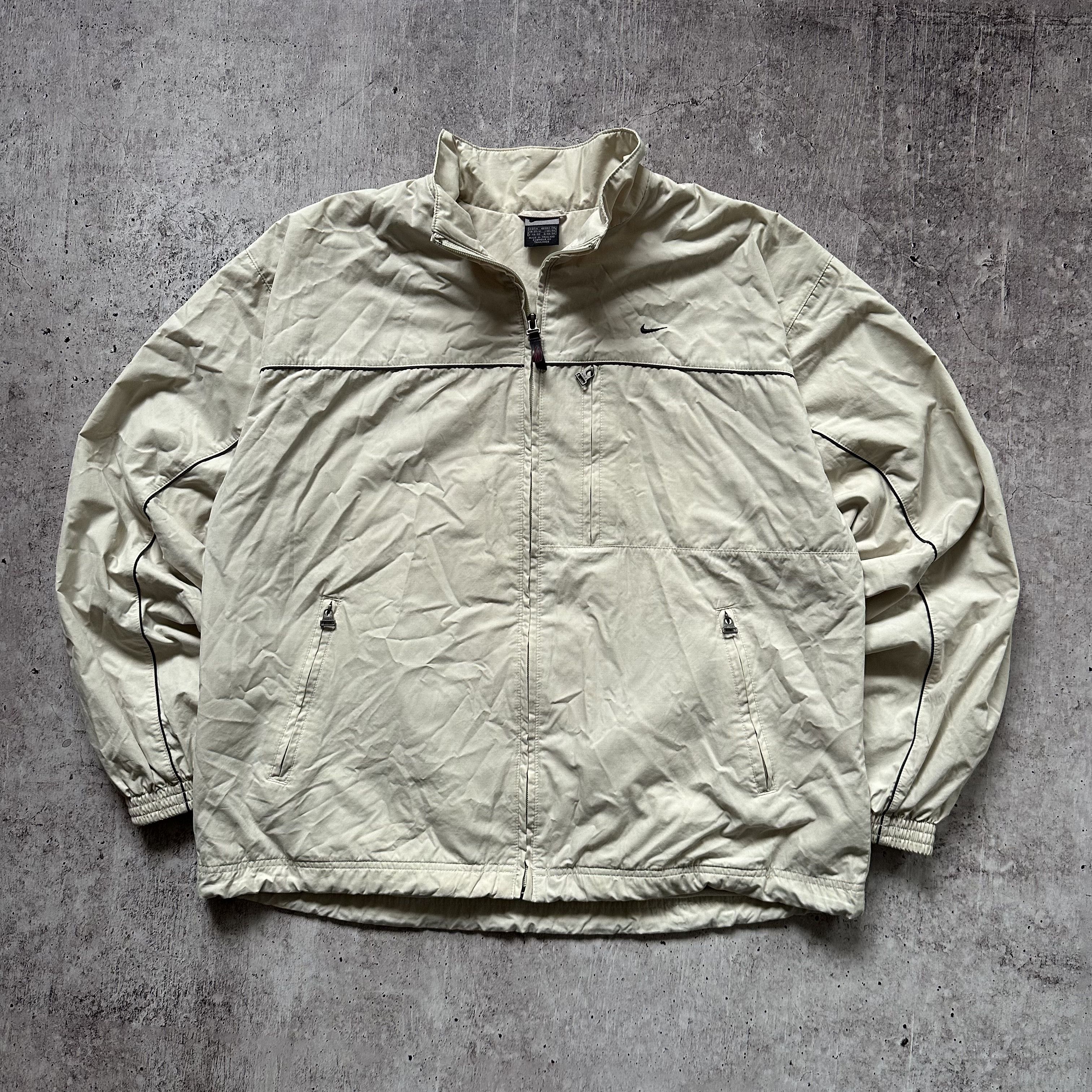 Nike Nike y2k Vintage Baggy Nylon Swoosh Logo Zip Track Jacket Size US M / EU 48-50 / 2 - 1 Thumbnail