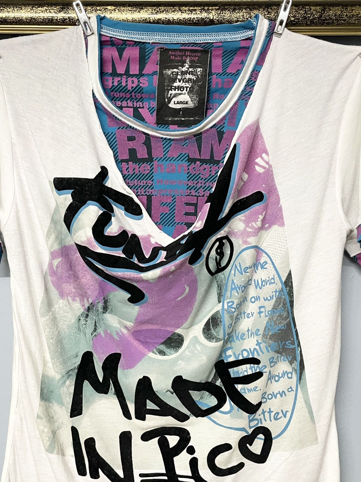 Japanese Brand Vintage 1990s Japan Clone Devgru Made In Pico Funky Tshirt Size US S / EU 44-46 / 1 - 3 Thumbnail