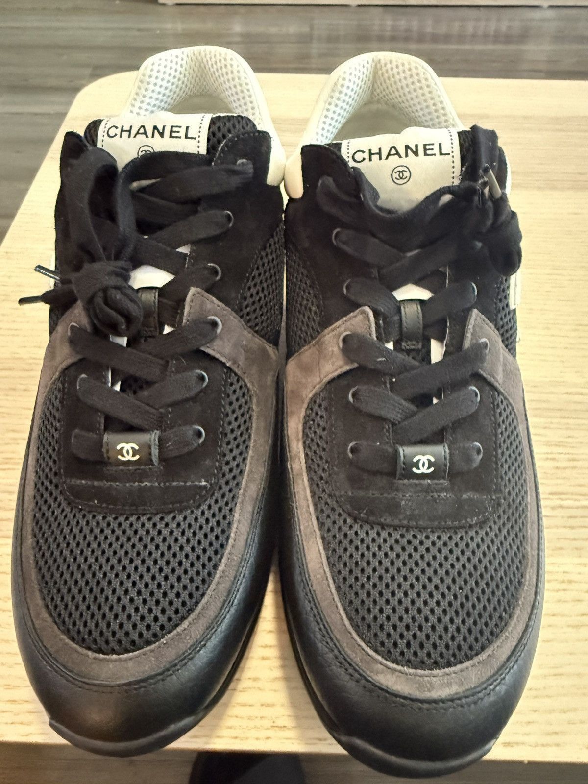 Chanel Chanel Black&White Sneaker Size US 11.5 / EU 44-45 - 4 Thumbnail